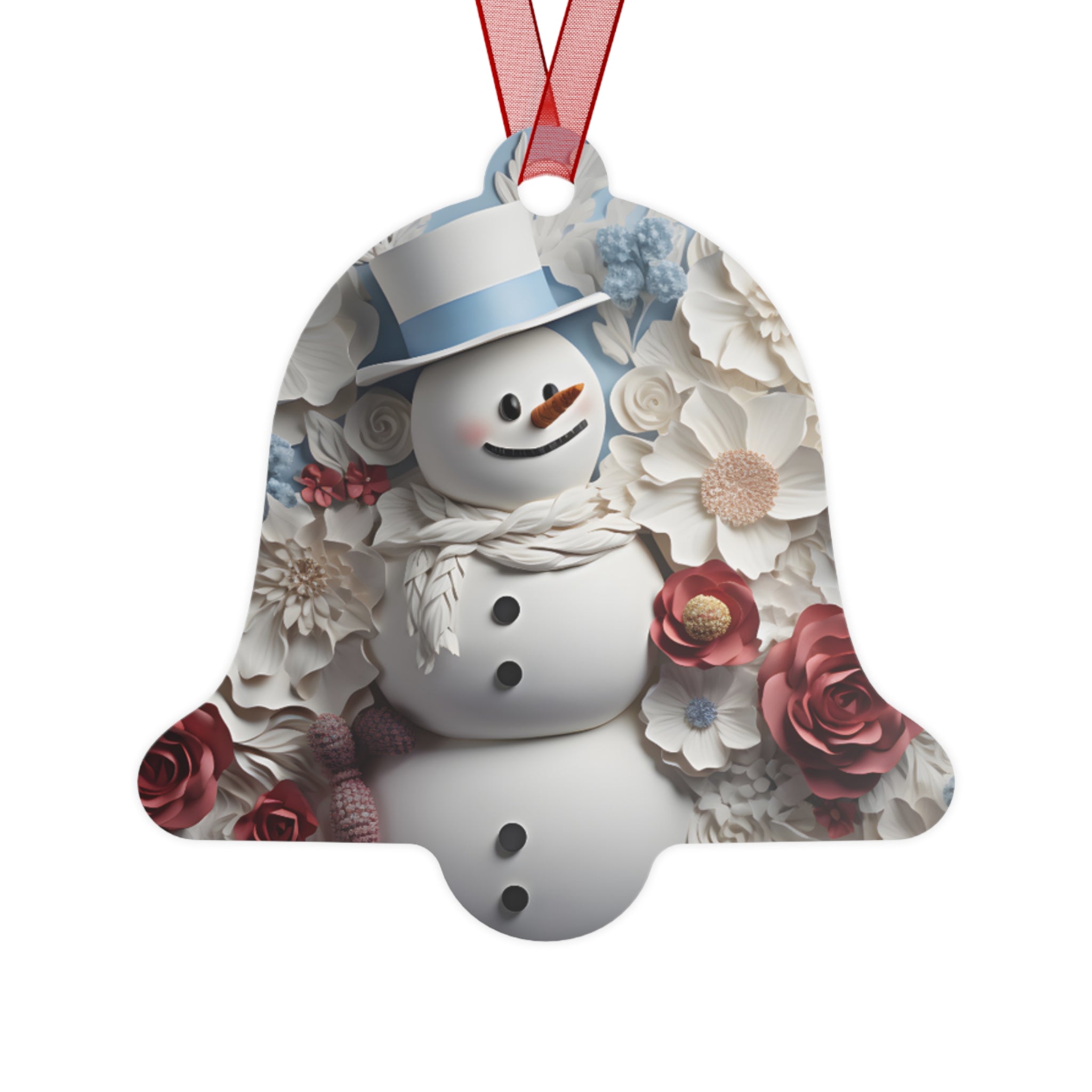 Festive Snowman Metal Ornaments | Holiday Decorations, Christmas Tree, Winter Decor, Gift Tags, Seasonal Charm