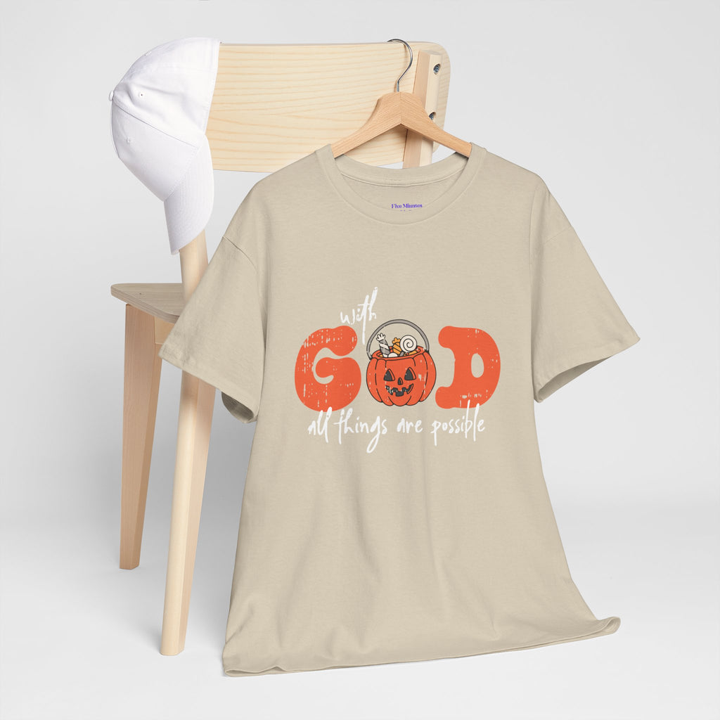 Faith-Inspired Unisex Tee - God All Things Are Possible Shirt