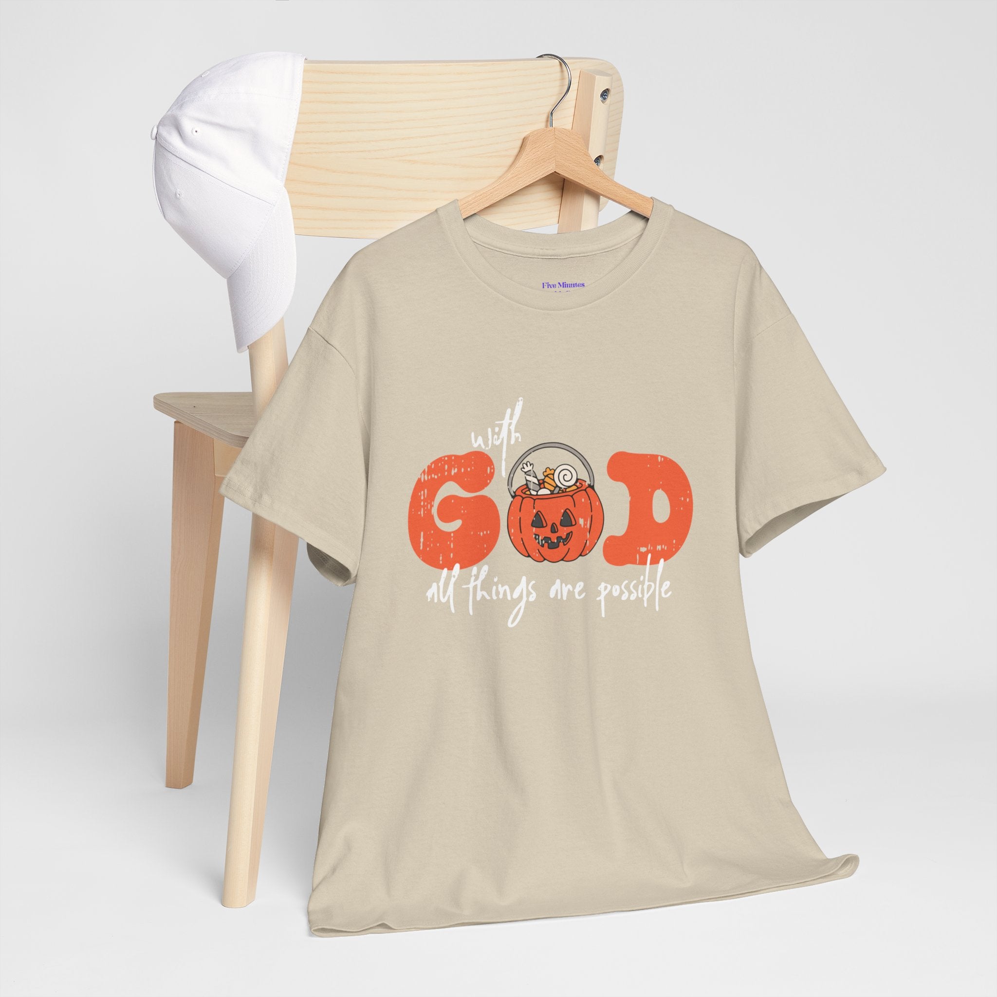 Faith-Inspired Unisex Tee - God All Things Are Possible Shirt