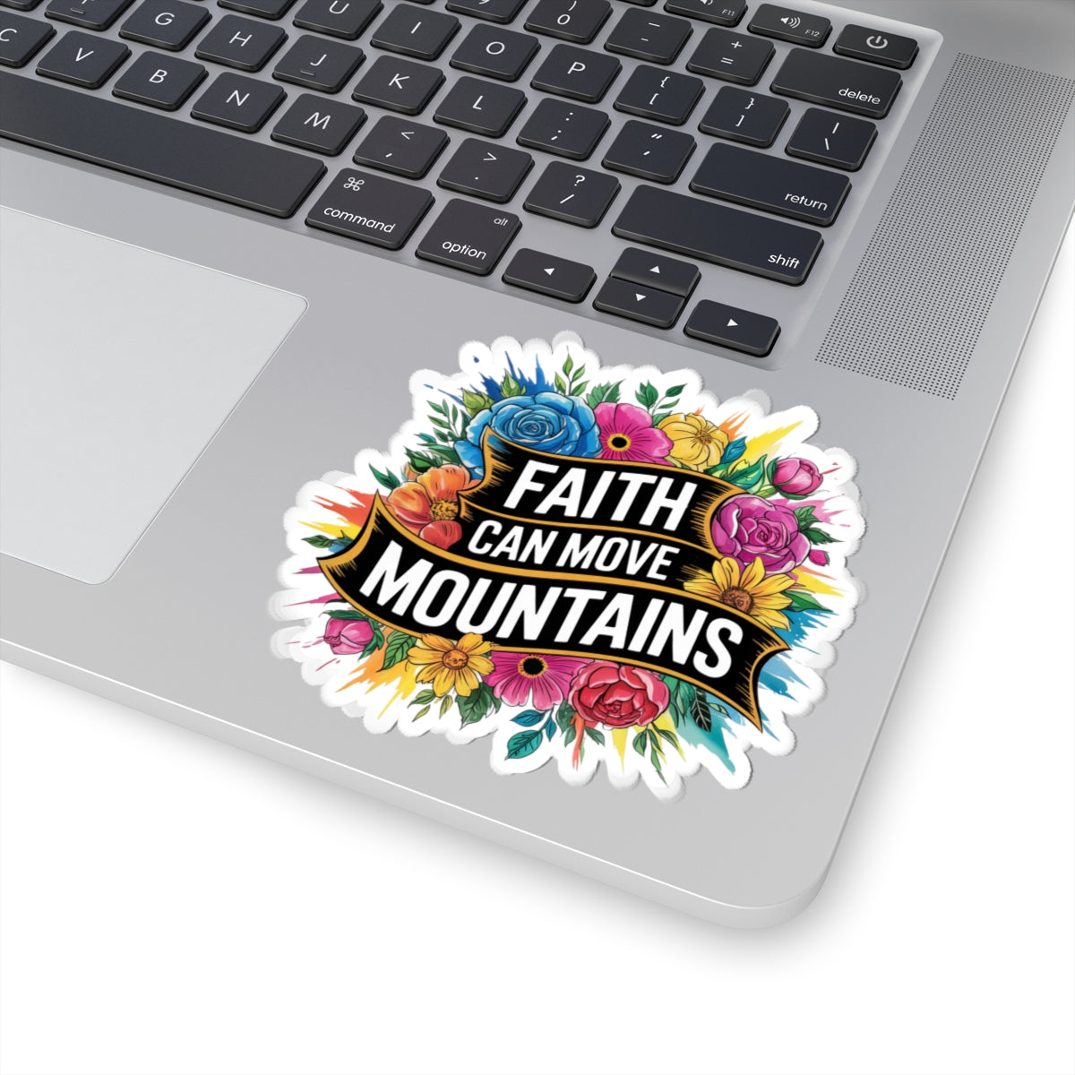 Faith-Inspired Kiss-Cut Stickers - Motivational Decor for Laptops, Journals, Water Bottles, Gifts, Home & Office Decor