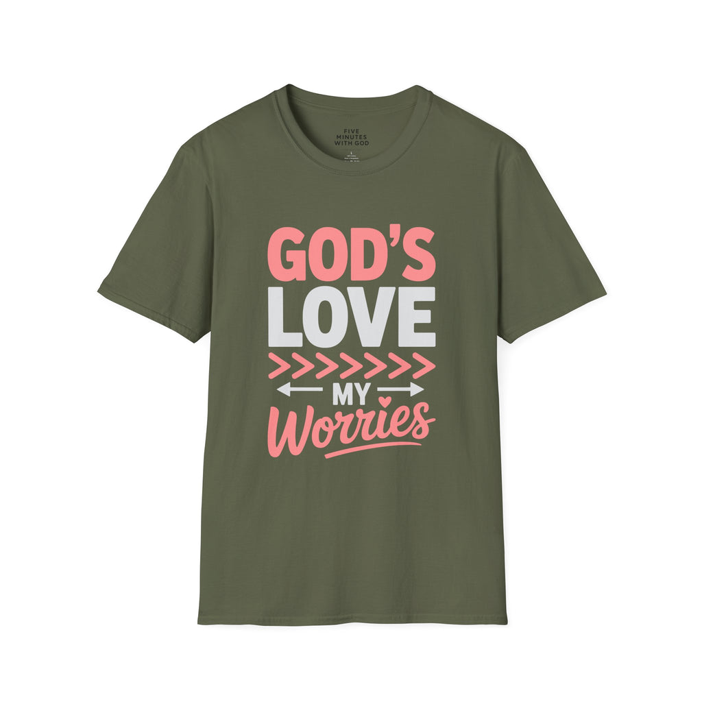 God's Love Conquers Worries T-Shirt