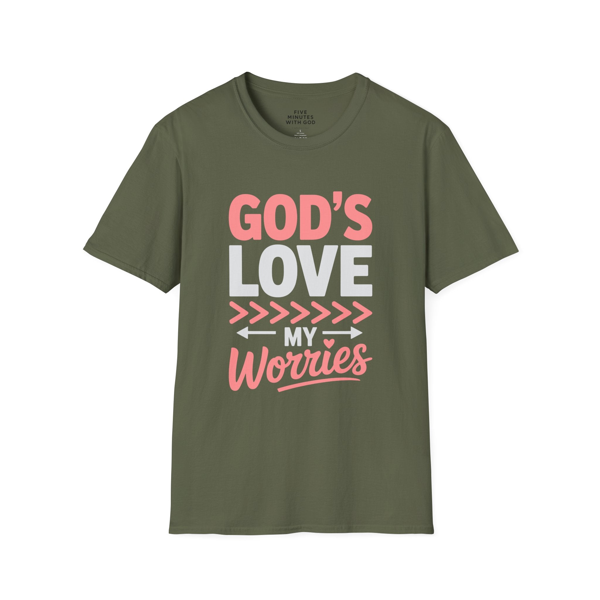 God's Love Conquers Worries T-Shirt