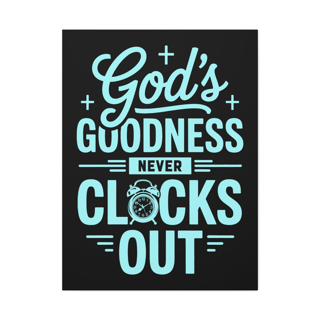 Inspirational Canvas Wall Art, Motivational Decor, Faith-Based Gift, Home Decoration, Religious Wall Art, God's Goodness