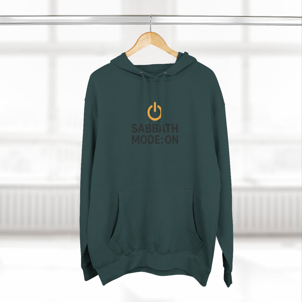 Sabbath Mode Fleece Hoodie | Faith Apparel, Religious Gift, Comfortable Hoodie, Cozy Wear, Spiritual Fashion