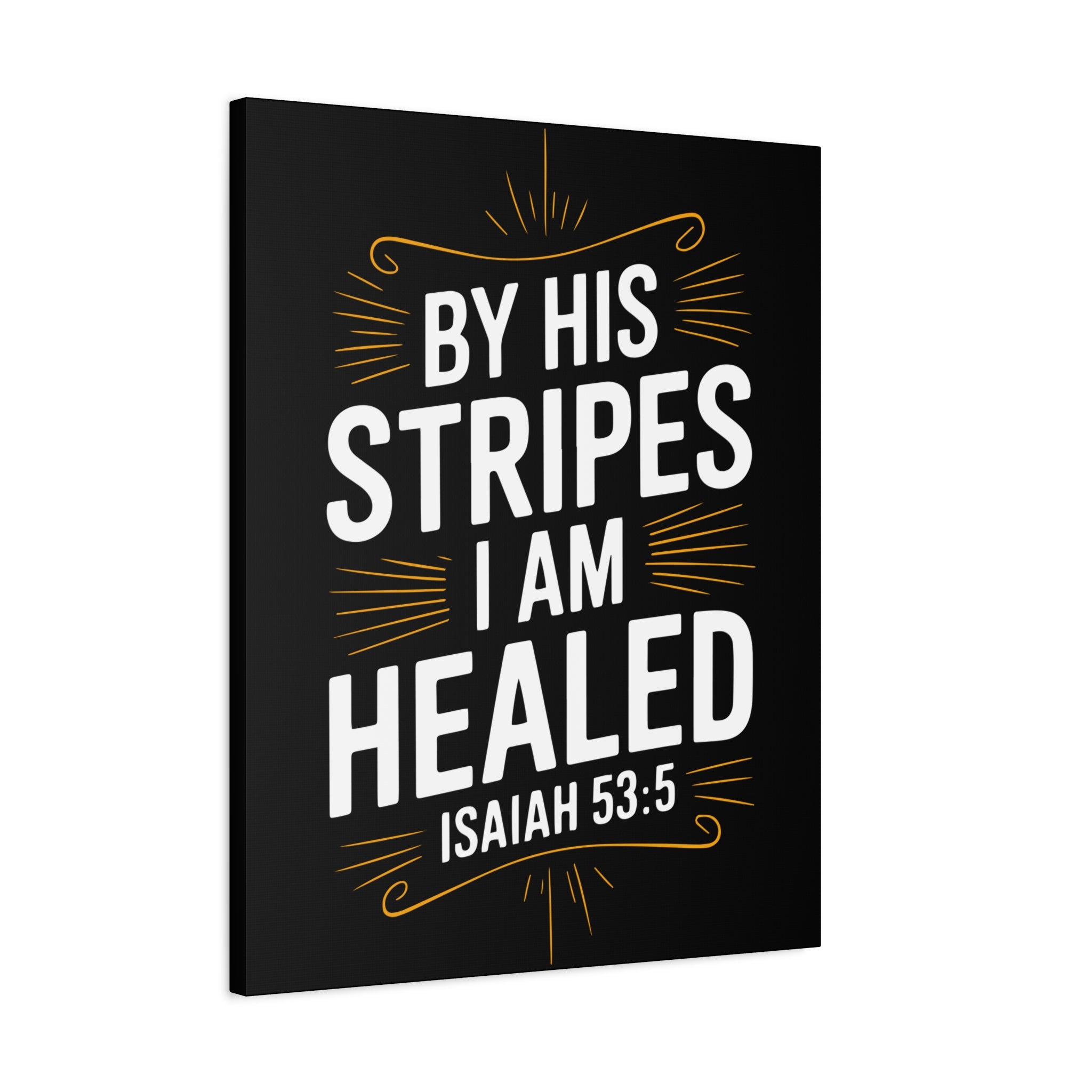 Inspirational Canvas Wall Art - Faith Decor, Christian Gift, Healing Quote, Home Decor, Modern Artwork