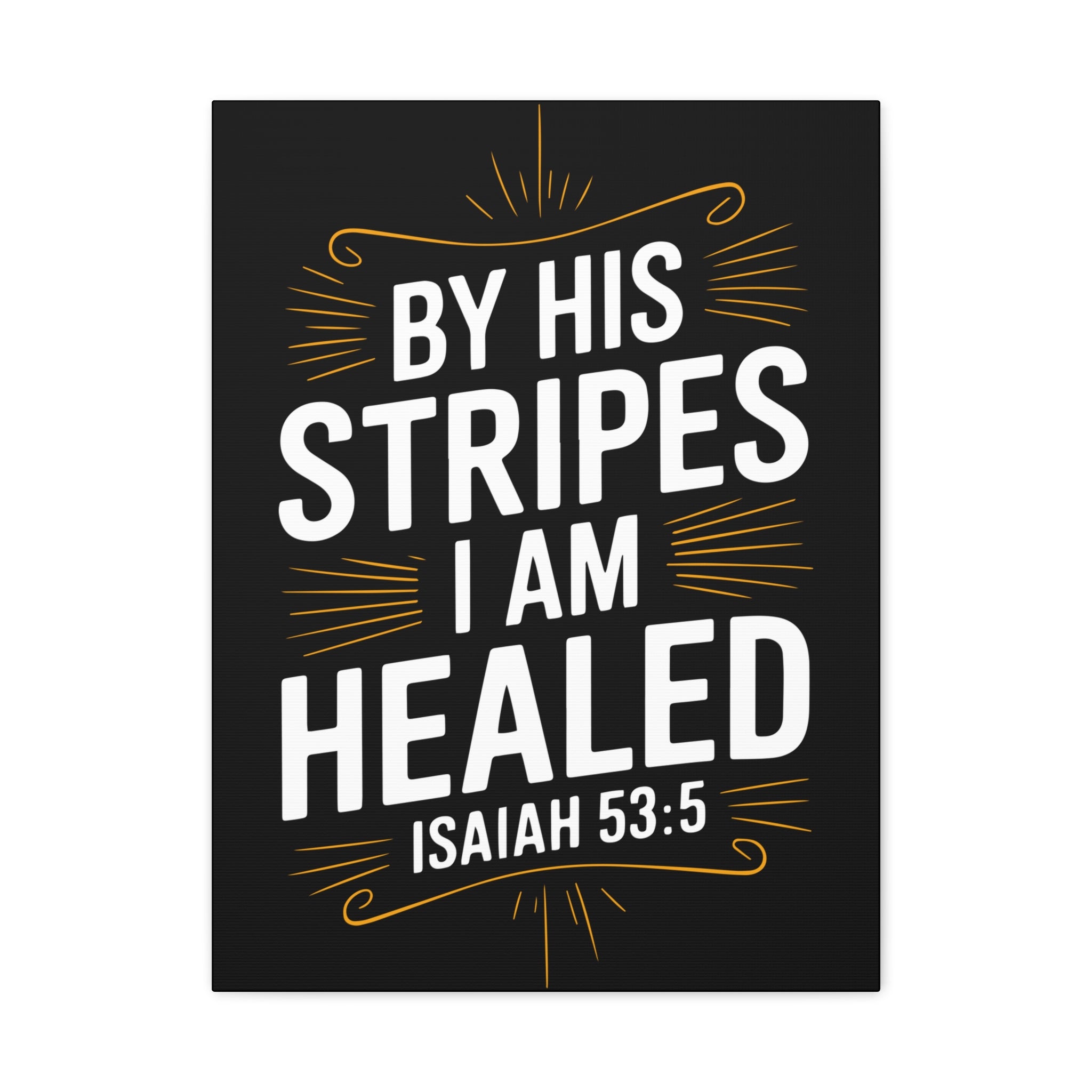 Inspirational Canvas Wall Art - Faith Decor, Christian Gift, Healing Quote, Home Decor, Modern Artwork