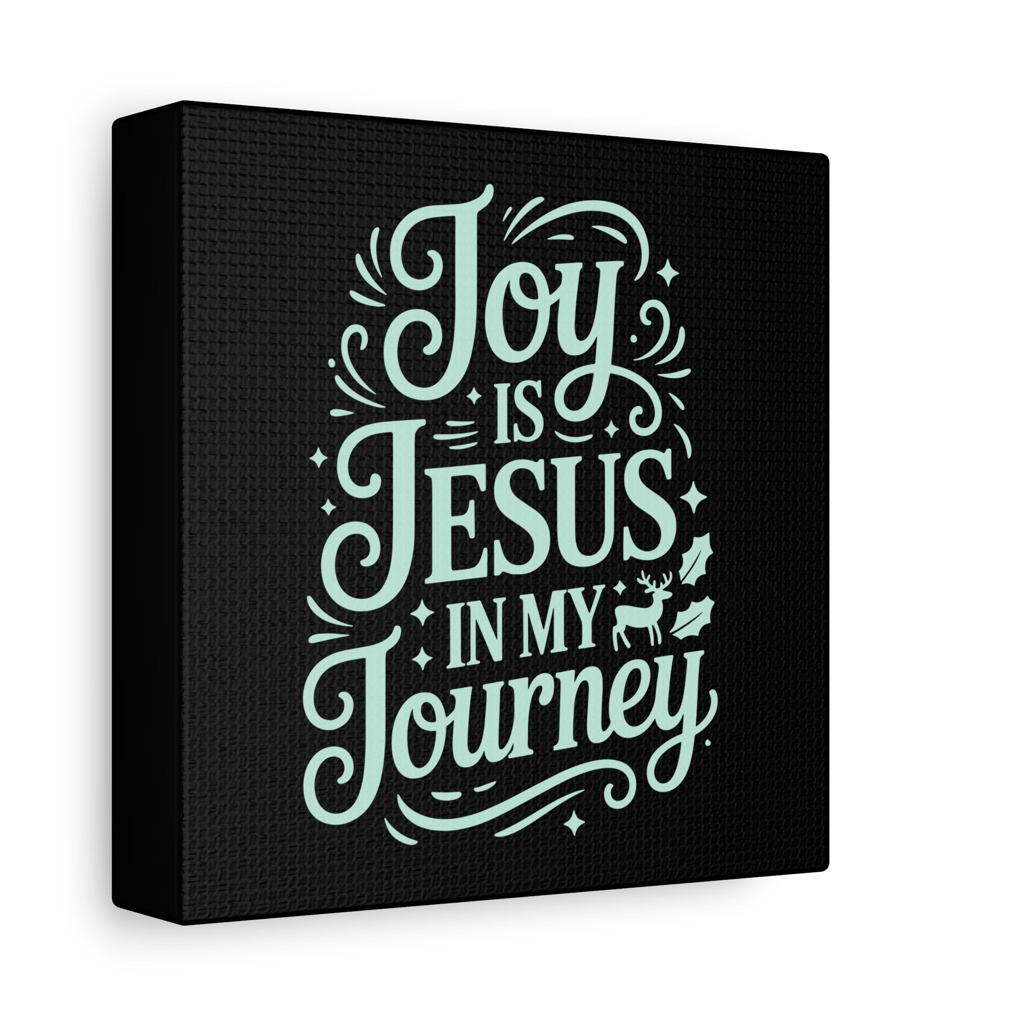Joy in My Journey Canvas Wall Art, Religious Decor, Christmas Gift, Inspirational Wall Art, Joyful Home Decoration, Faith-Based Art