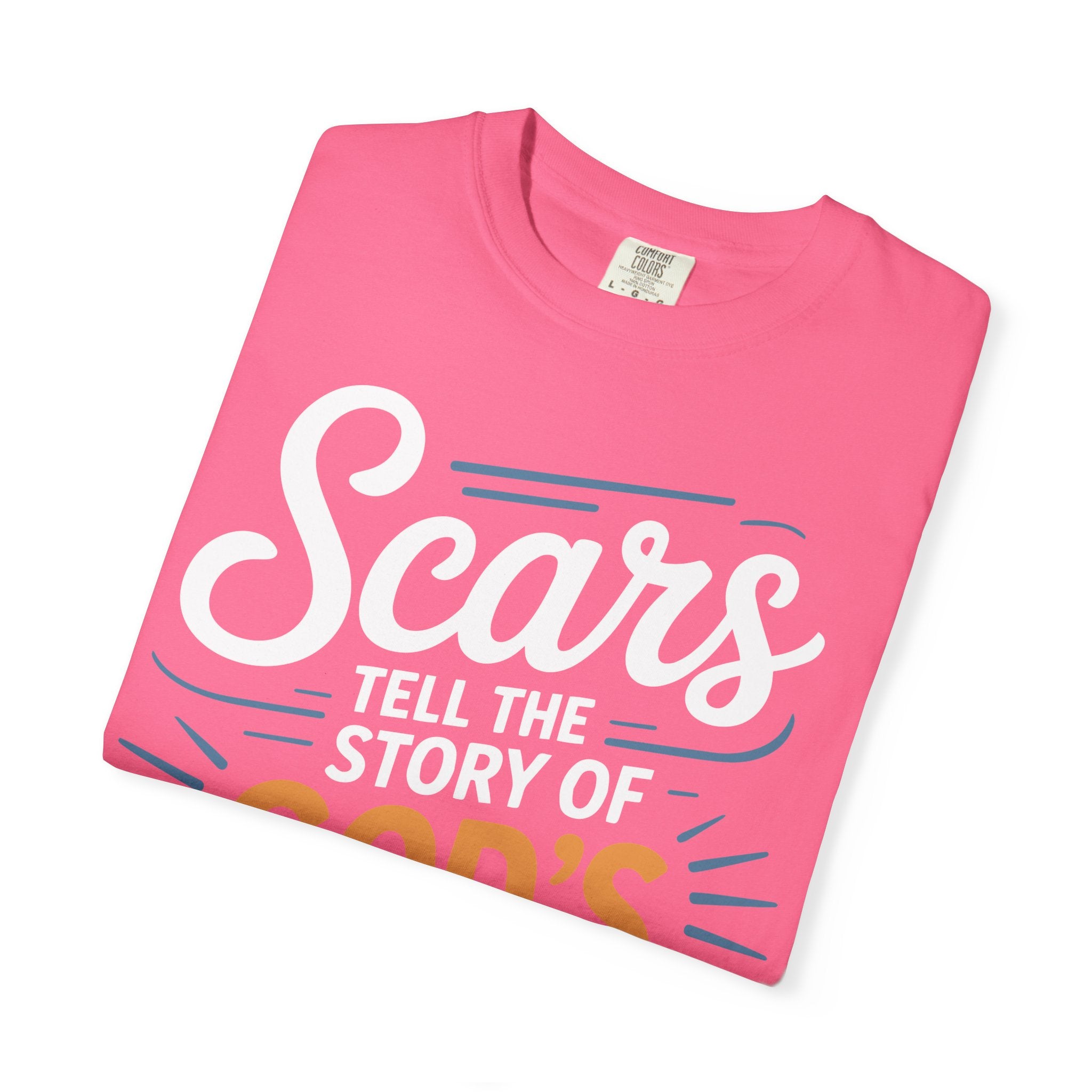 Healing Message Unisex T-Shirt - Scars Tell the Story of God's Healing