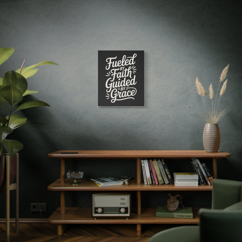 Stretched Canvas Art, Motivational Wall Decor, Home Inspirational Art, Faith-Based Decor, Gift for Faith Lovers