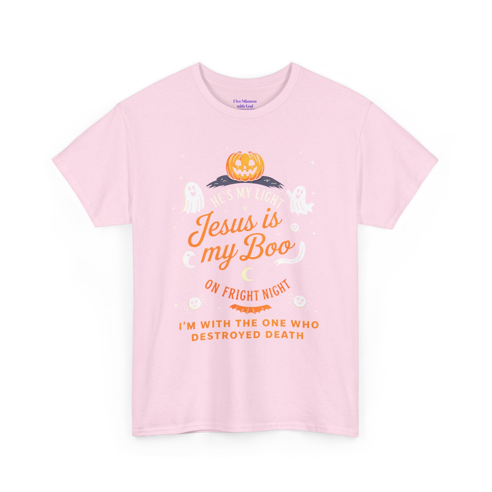Halloween Faith Tee - Jesus is My Boo, Unisex T-Shirt for Halloween, Christian Halloween Shirt, Gift for Christian Friends, Spooky [...]