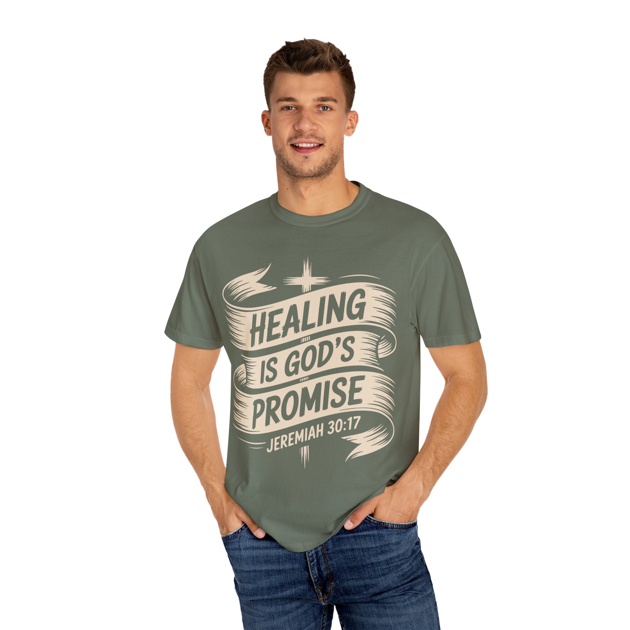 Healing is God's Promise T-Shirt, Faith-Based Apparel