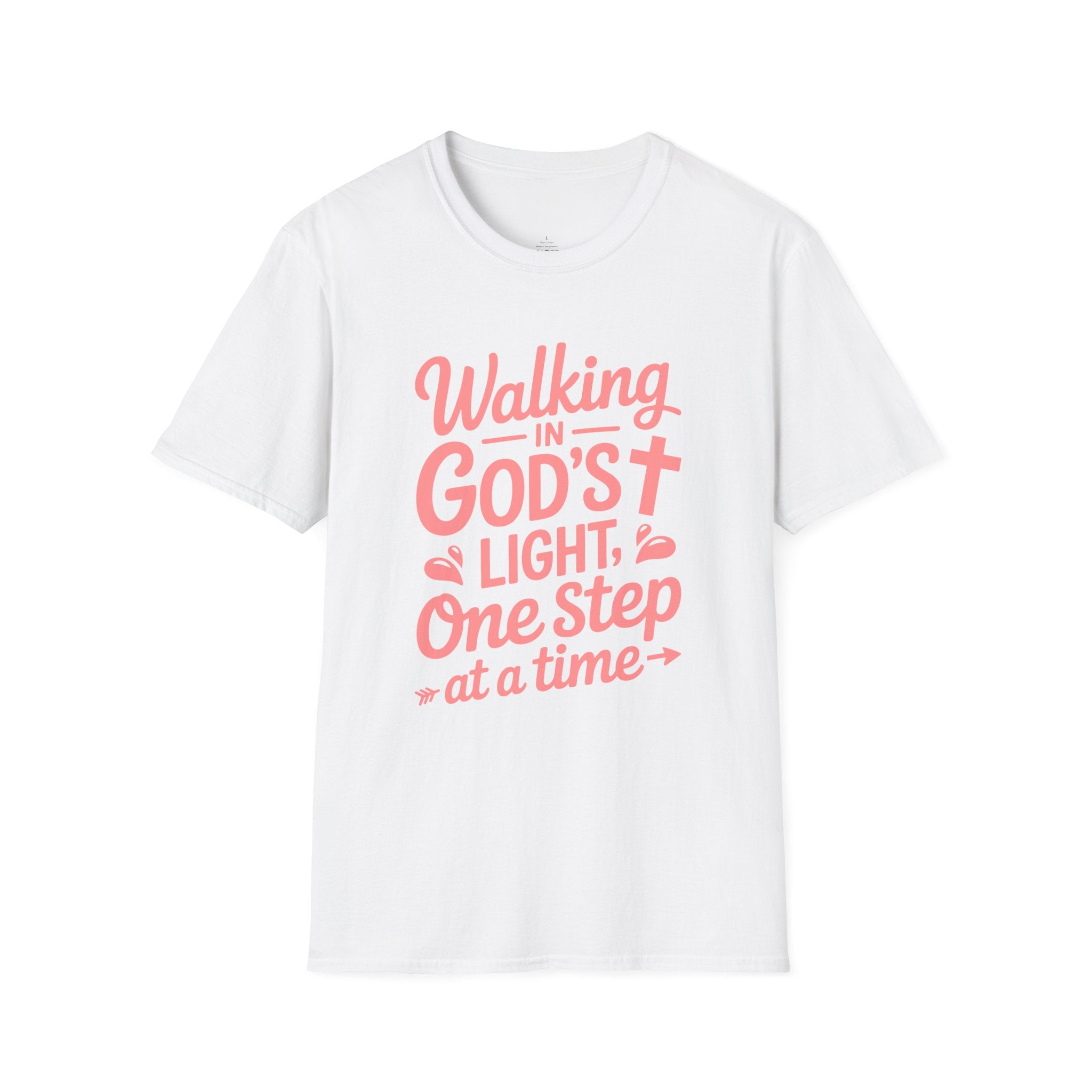 Walking in God’s Light, One Step at a Time T-shirt