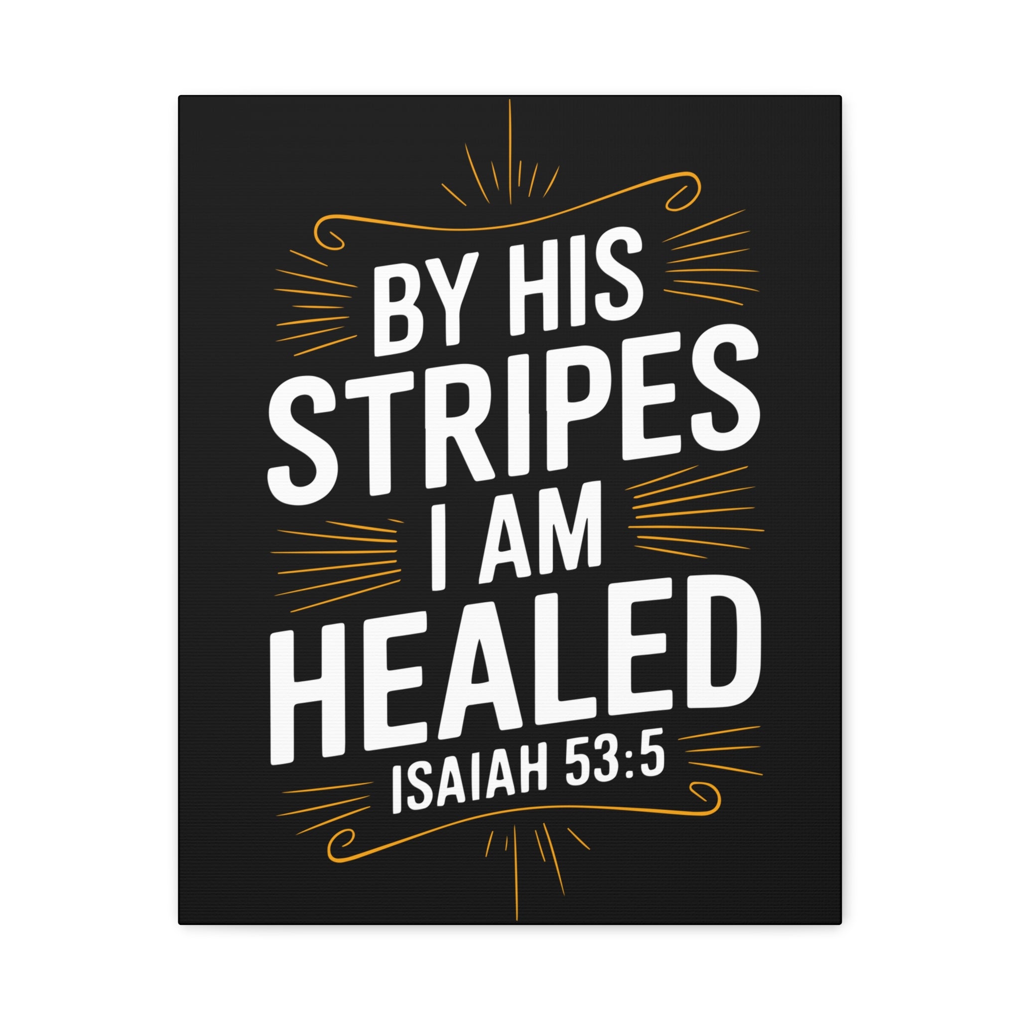 Inspirational Canvas Wall Art - Faith Decor, Christian Gift, Healing Quote, Home Decor, Modern Artwork
