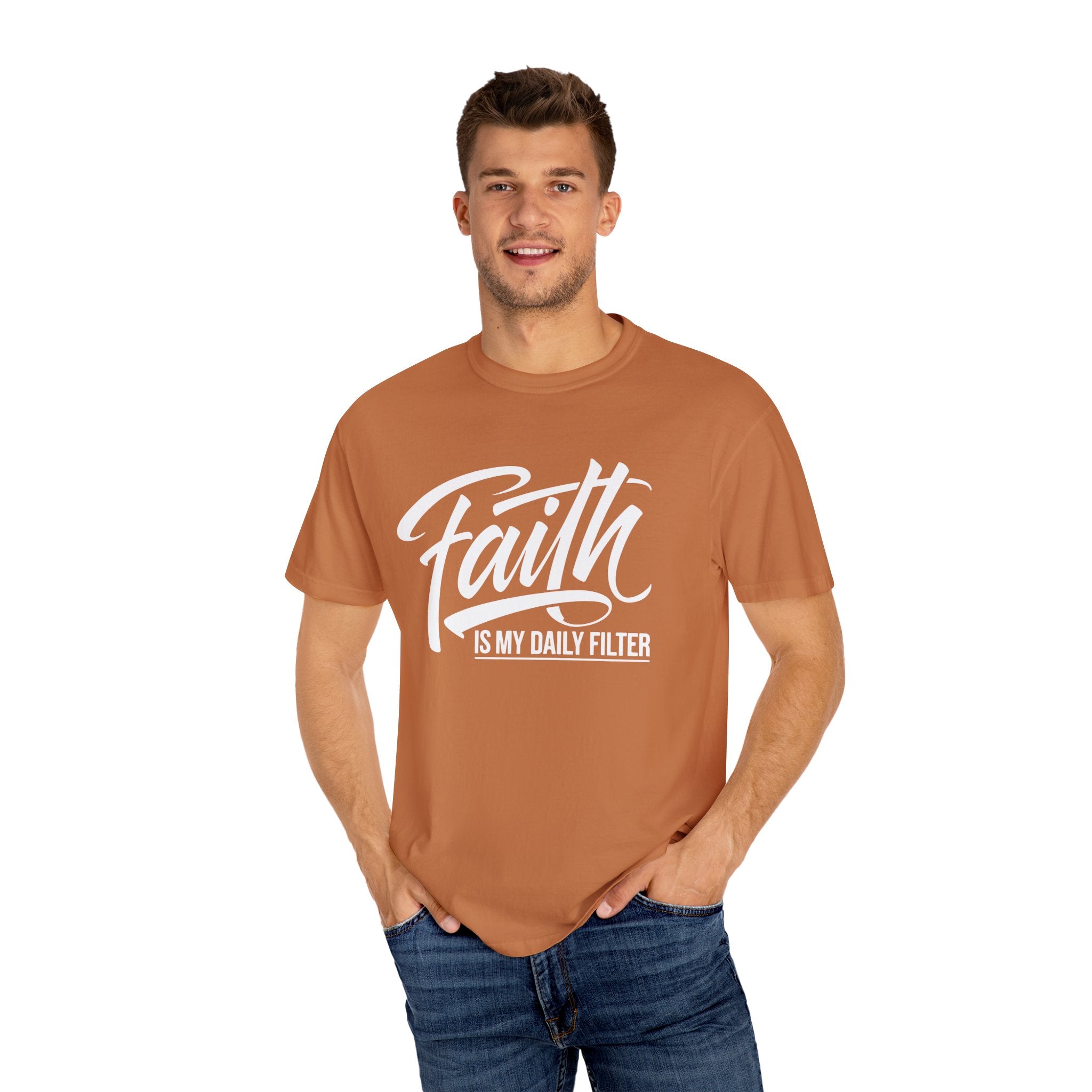 Faith Is My Daily Filter Inspirational Tee