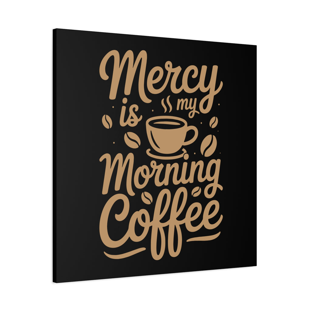 Coffee-Themed Canvas Art Print, Wall Decor for Coffee Lovers, Inspirational Home Decoration, Gift for Friends and Family