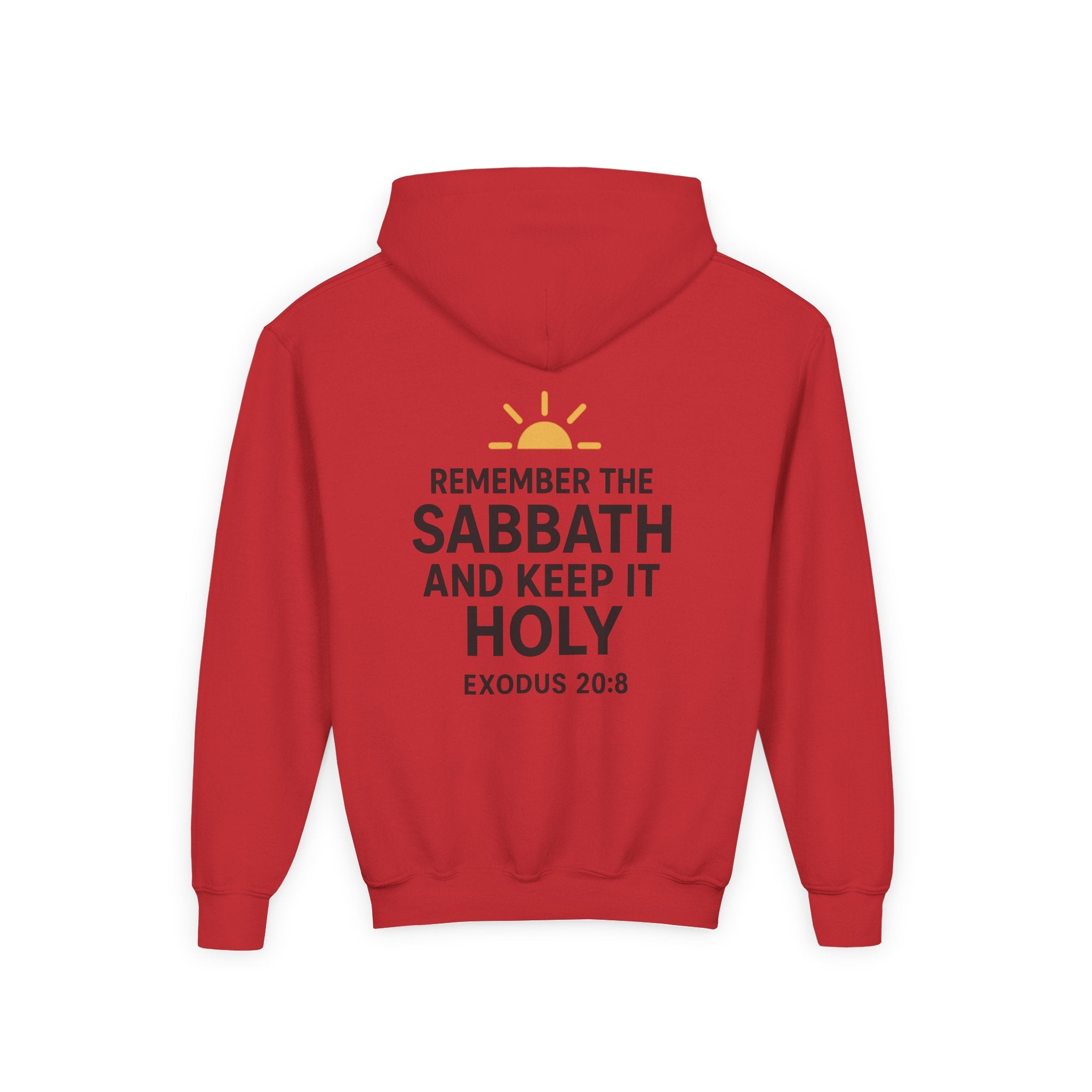 Sabbath Mode Youth Hoodie, Comfortable Hooded Sweatshirt for Kids, Perfect for Religious Observances, Christian Gift, Sunday Wear