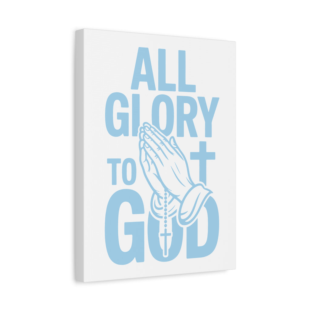 Religious Wall Art Canvas Print, Christian Home Decor, Inspirational Gift, Praying Hands Artwork, Faith Decor for Church