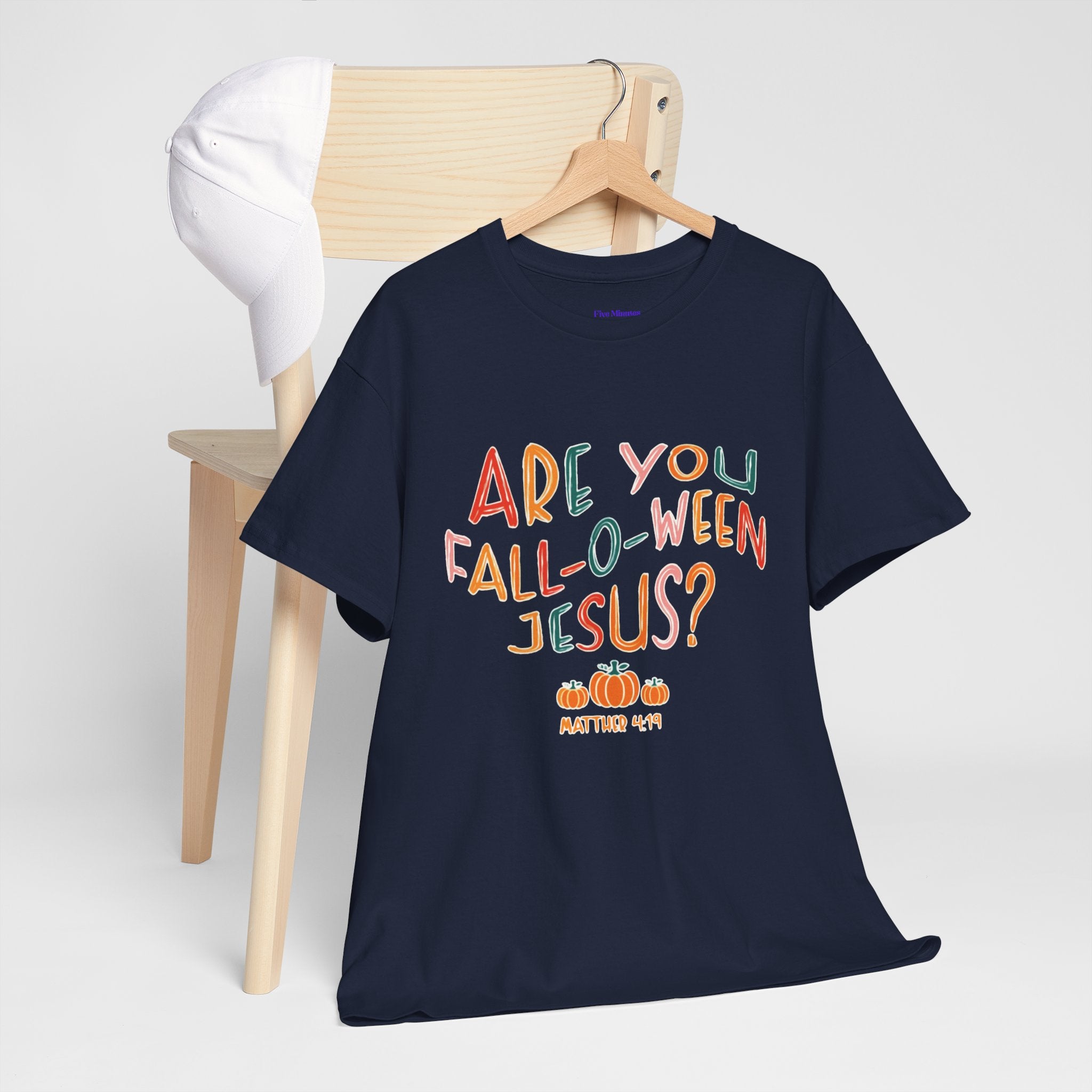 Unisex Fall-O-Ween Jesus Tee, Halloween T-Shirt, Christian Apparel, Autumn Fashion, Fun Holiday Shirt, Pumpkin Theme
