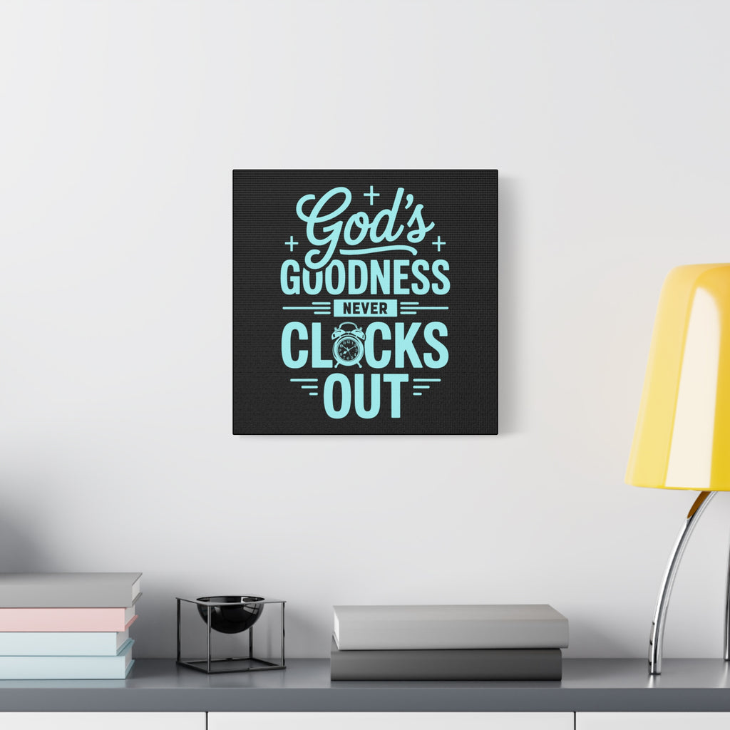 Inspirational Canvas Wall Art, Motivational Decor, Faith-Based Gift, Home Decoration, Religious Wall Art, God's Goodness