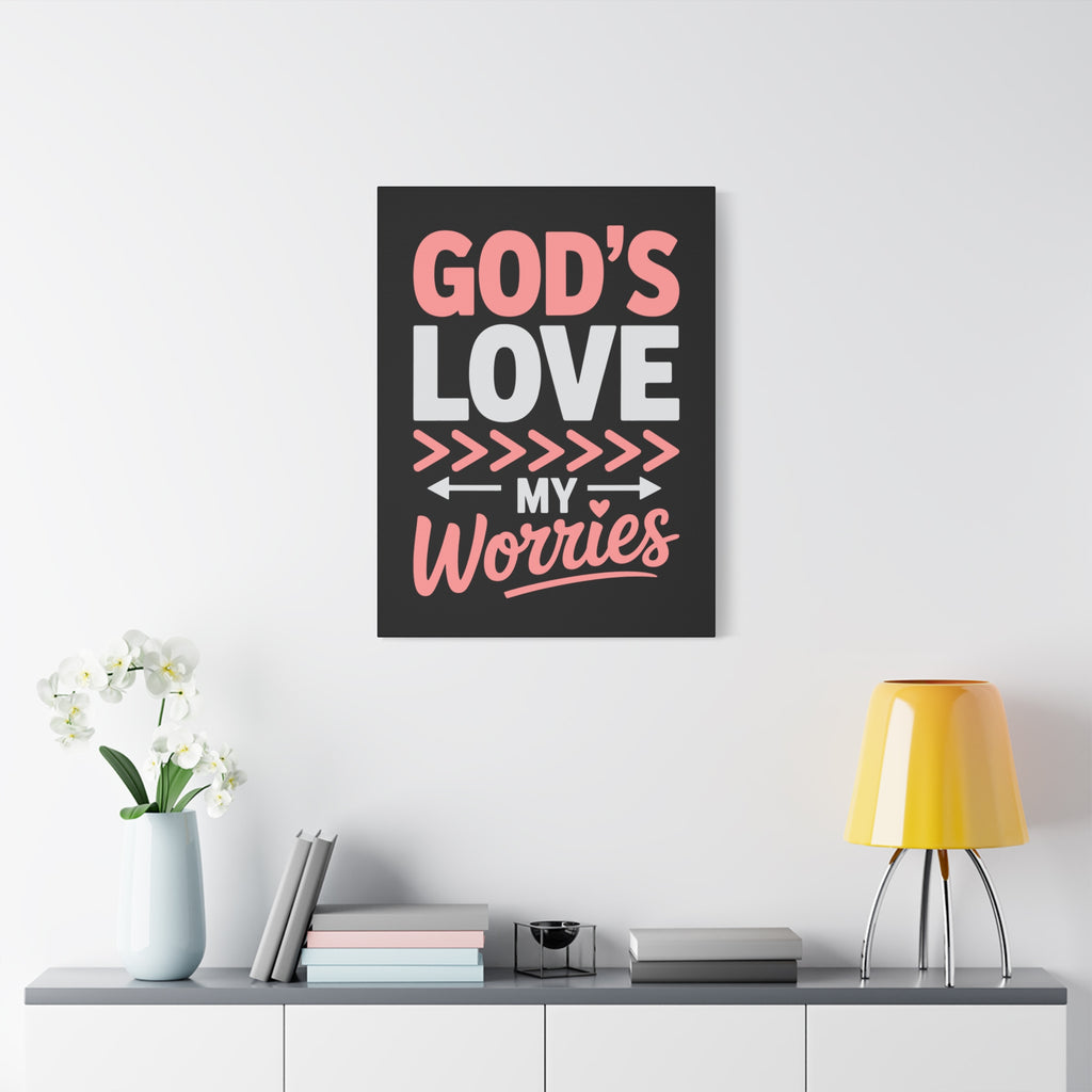 Inspirational Canvas Wall Art, Home Decor, Christian Gift, Motivational Wall Art, Stress Relief Decor, Housewarming Gift