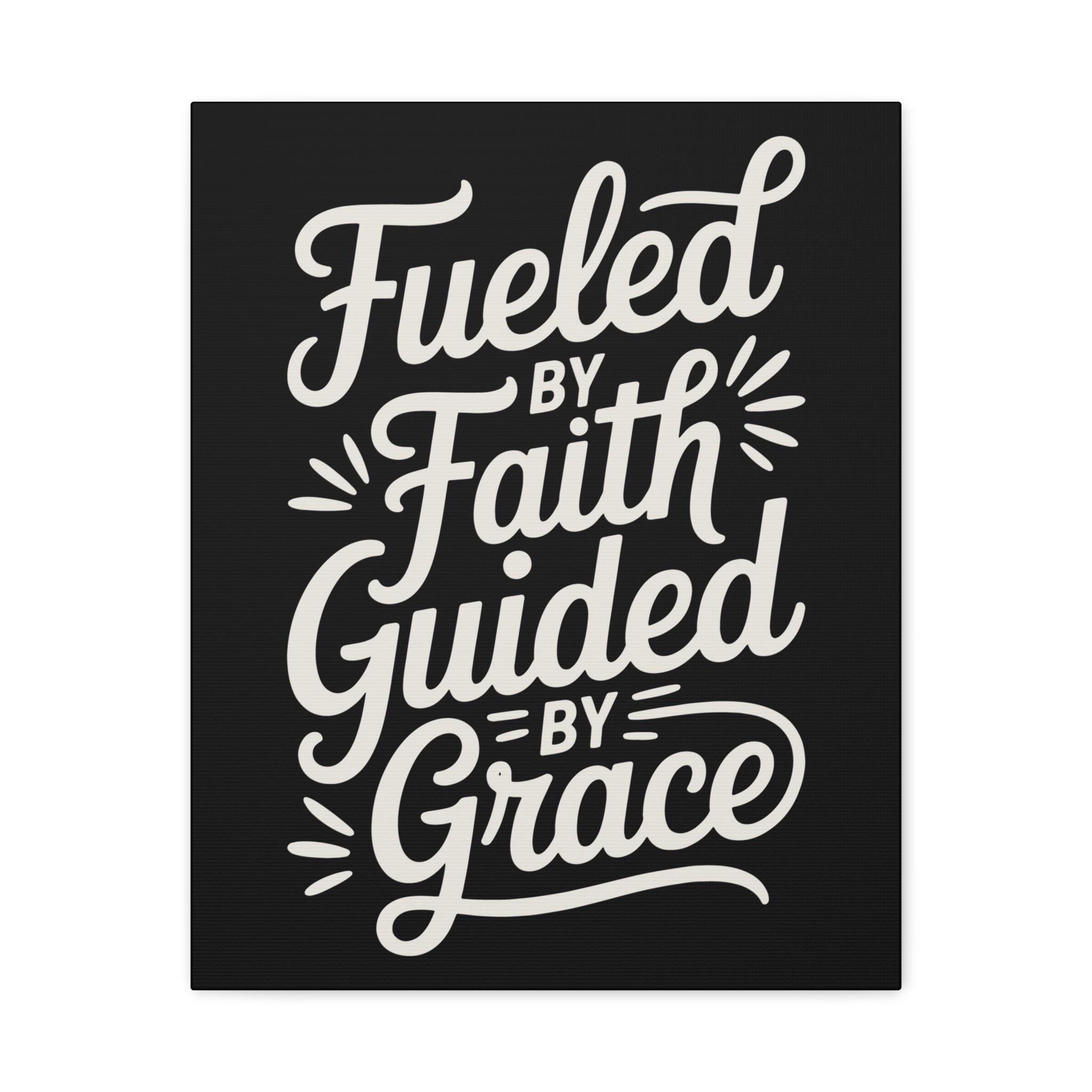 Stretched Canvas Art, Motivational Wall Decor, Home Inspirational Art, Faith-Based Decor, Gift for Faith Lovers