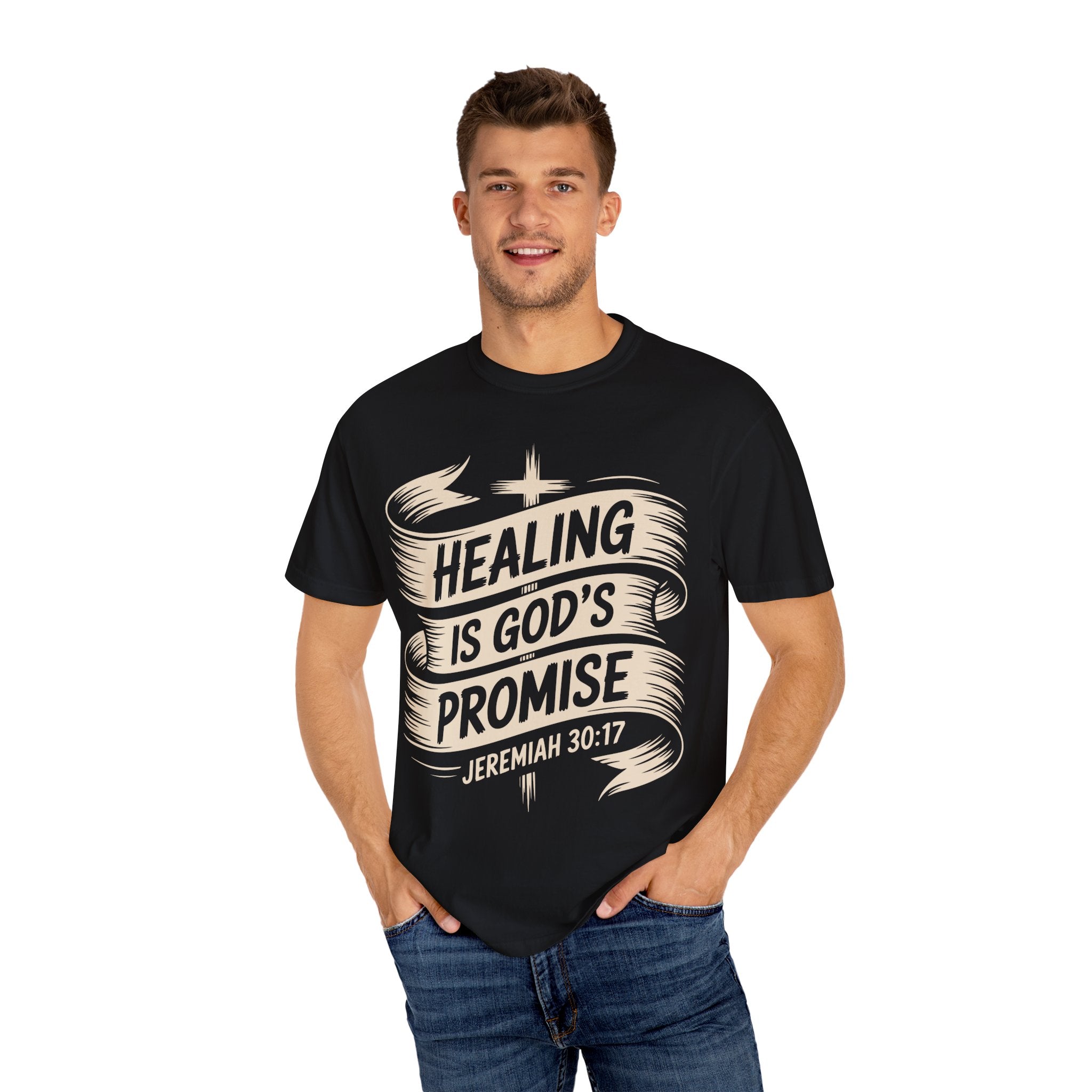 Healing is God's Promise T-Shirt, Faith-Based Apparel