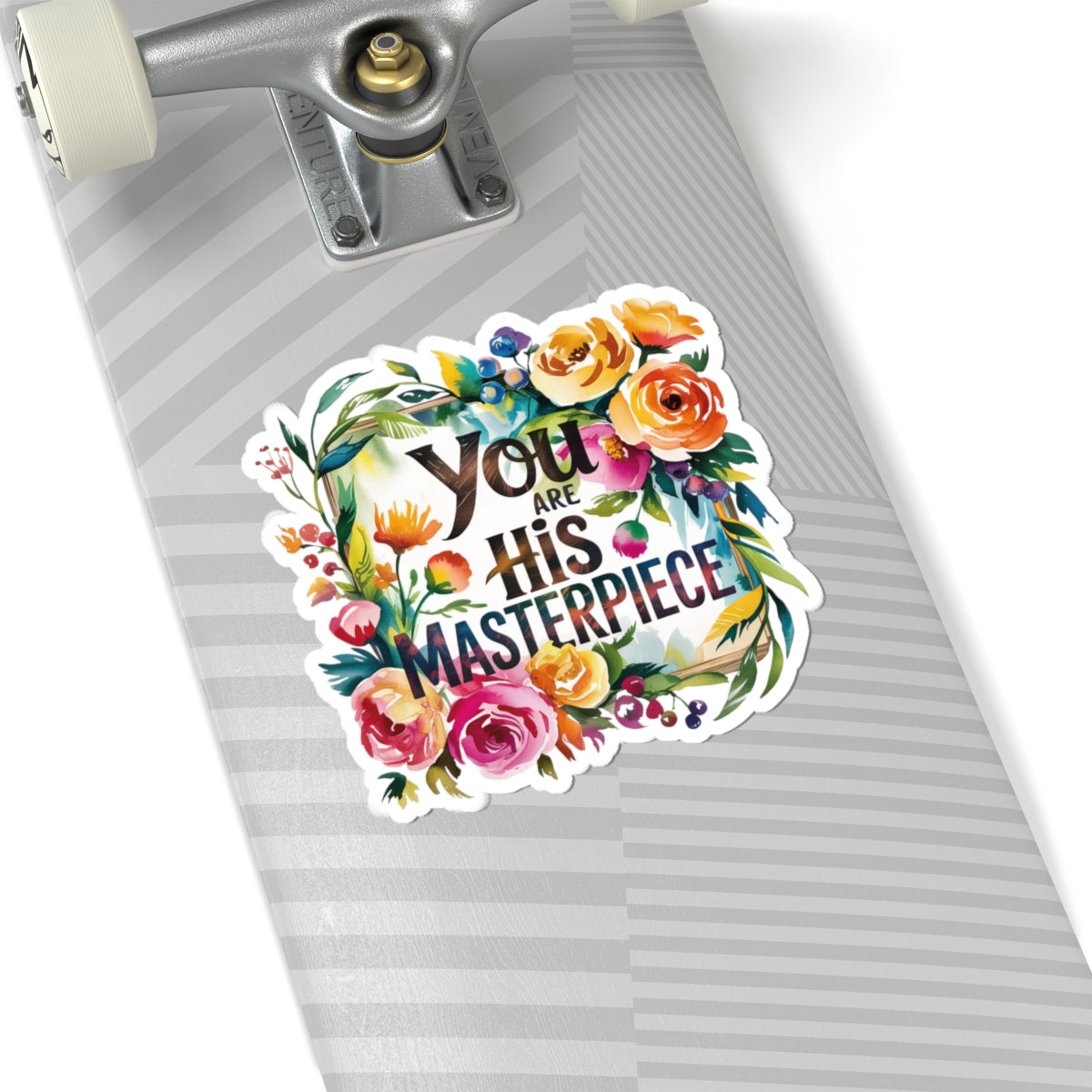 Inspirational Floral Kiss-Cut Stickers - Decorate, Gift, and Inspire - Perfect for Journals, Laptops, and Motivation