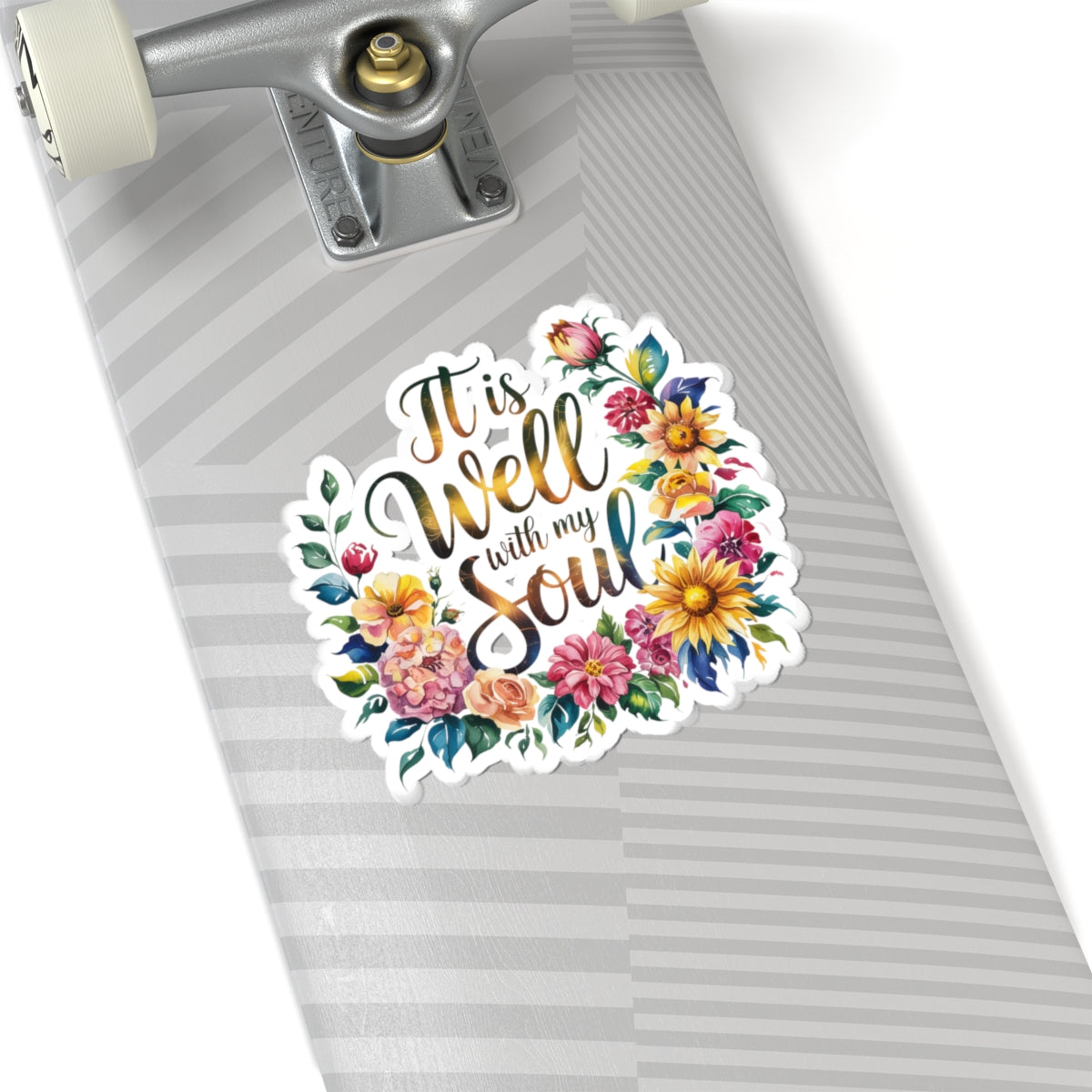 Floral Inspirational Stickers - Beautiful Quotes, Laptop Decals, Journal Embellishments, Gift for Friends, Motivational Decor