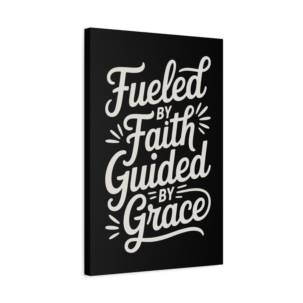 Stretched Canvas Art, Motivational Wall Decor, Home Inspirational Art, Faith-Based Decor, Gift for Faith Lovers