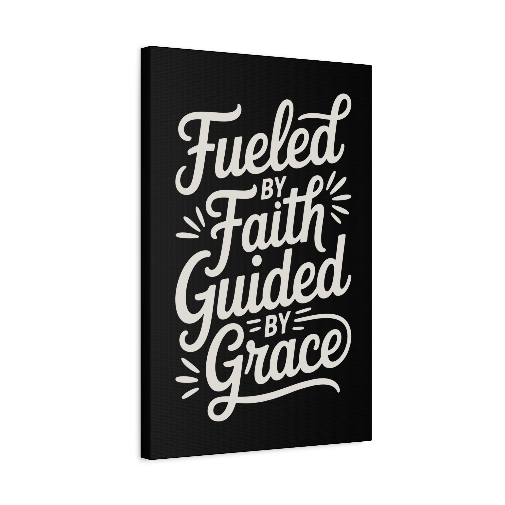 Stretched Canvas Art, Motivational Wall Decor, Home Inspirational Art, Faith-Based Decor, Gift for Faith Lovers