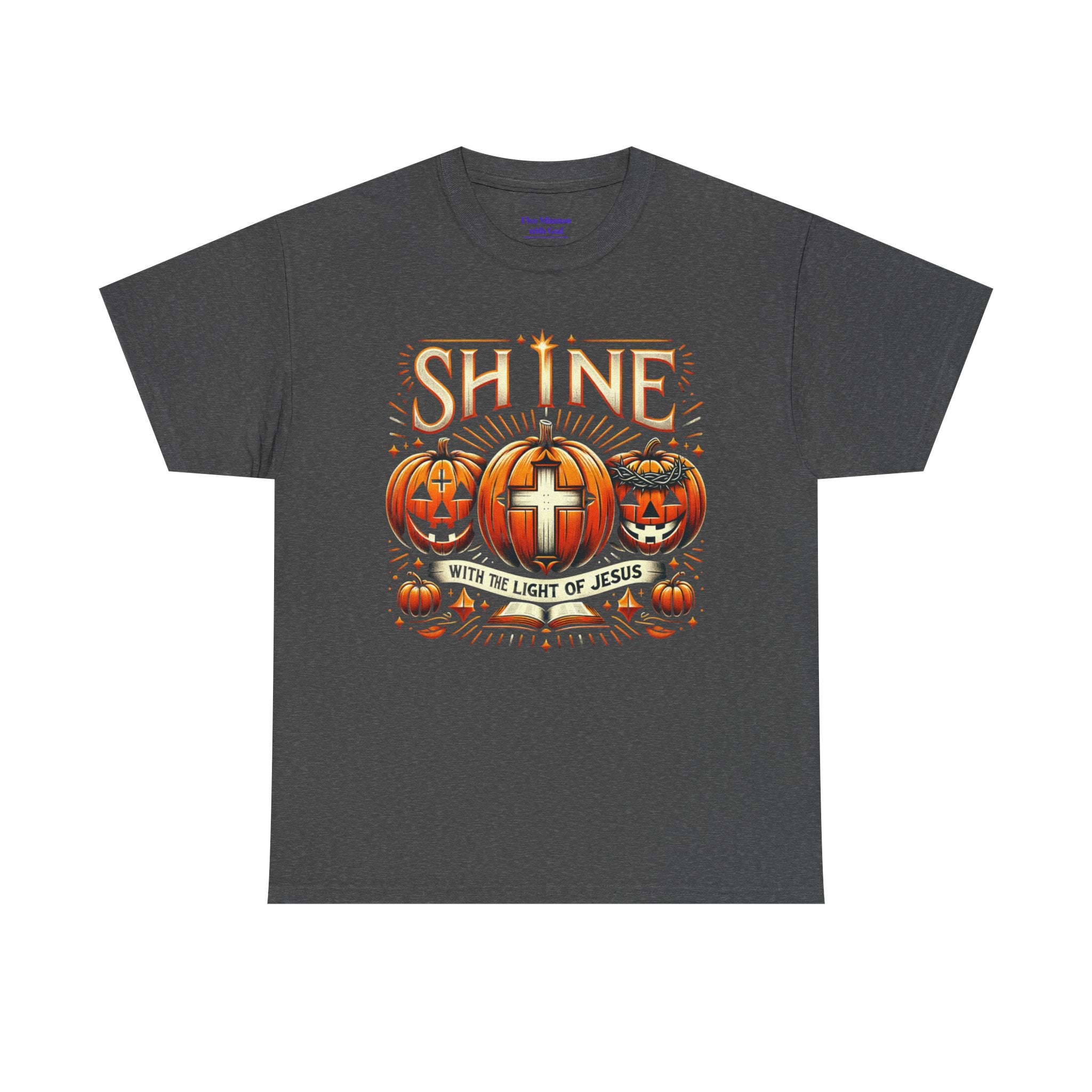 Halloween Jesus Graphic Tee | Unisex Cotton T-Shirt, Spooky Season Apparel, Faith-Based Shirt, Autumn Fashion, Christian Gift