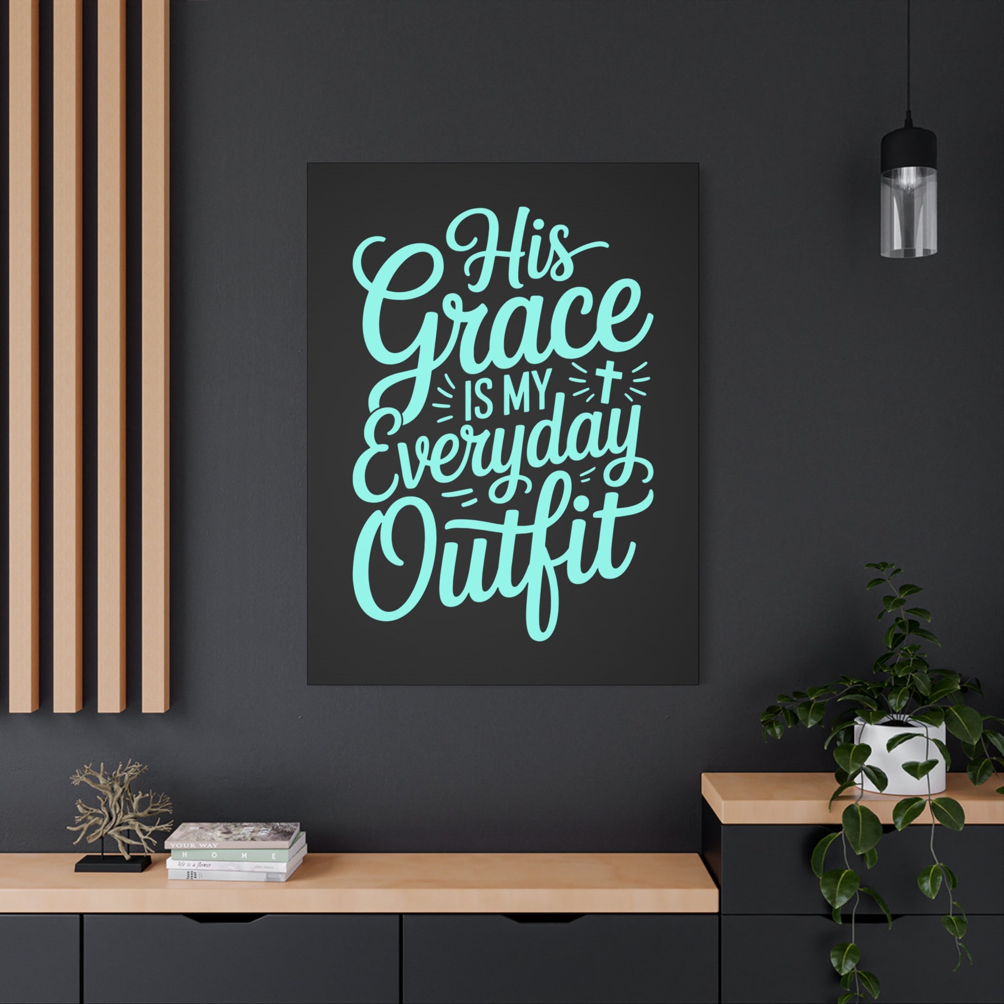 Inspirational Wall Art Canvas, Faith Decor, Religious Home Decor, Meaningful Gift, Everyday Motivation