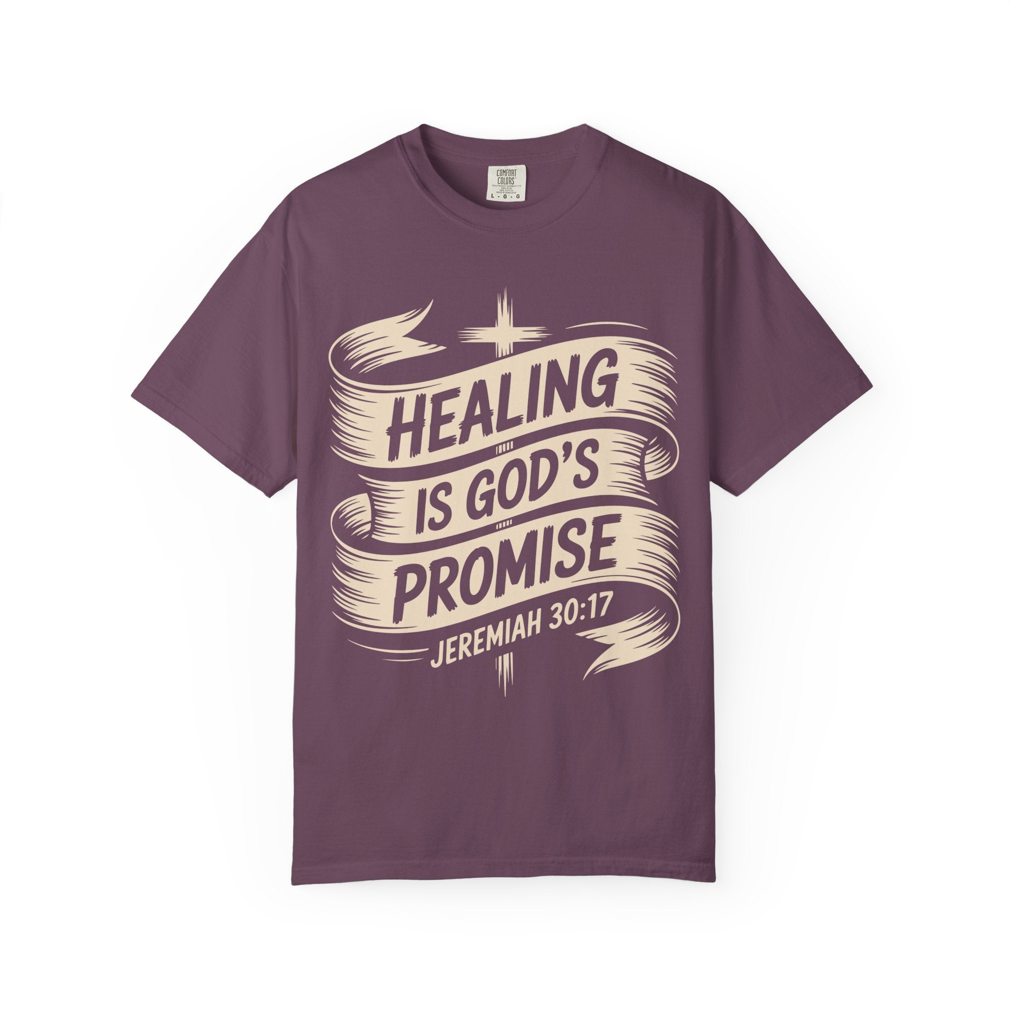 Healing is God's Promise T-Shirt, Faith-Based Apparel