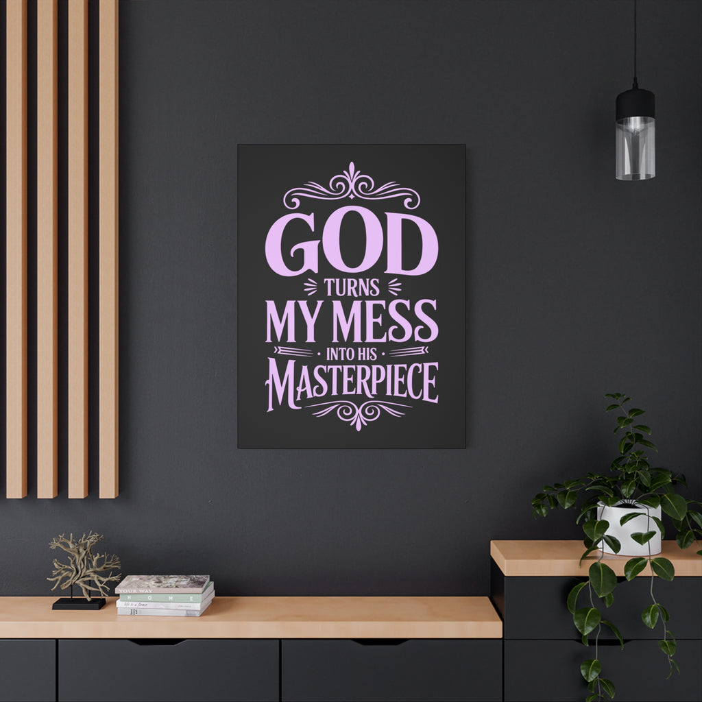 Inspirational Canvas Wall Art, Home Decor, Christian Gift, Motivational Wall Art, Faith-Based Decoration, Room Aesthetic, Gift for Her