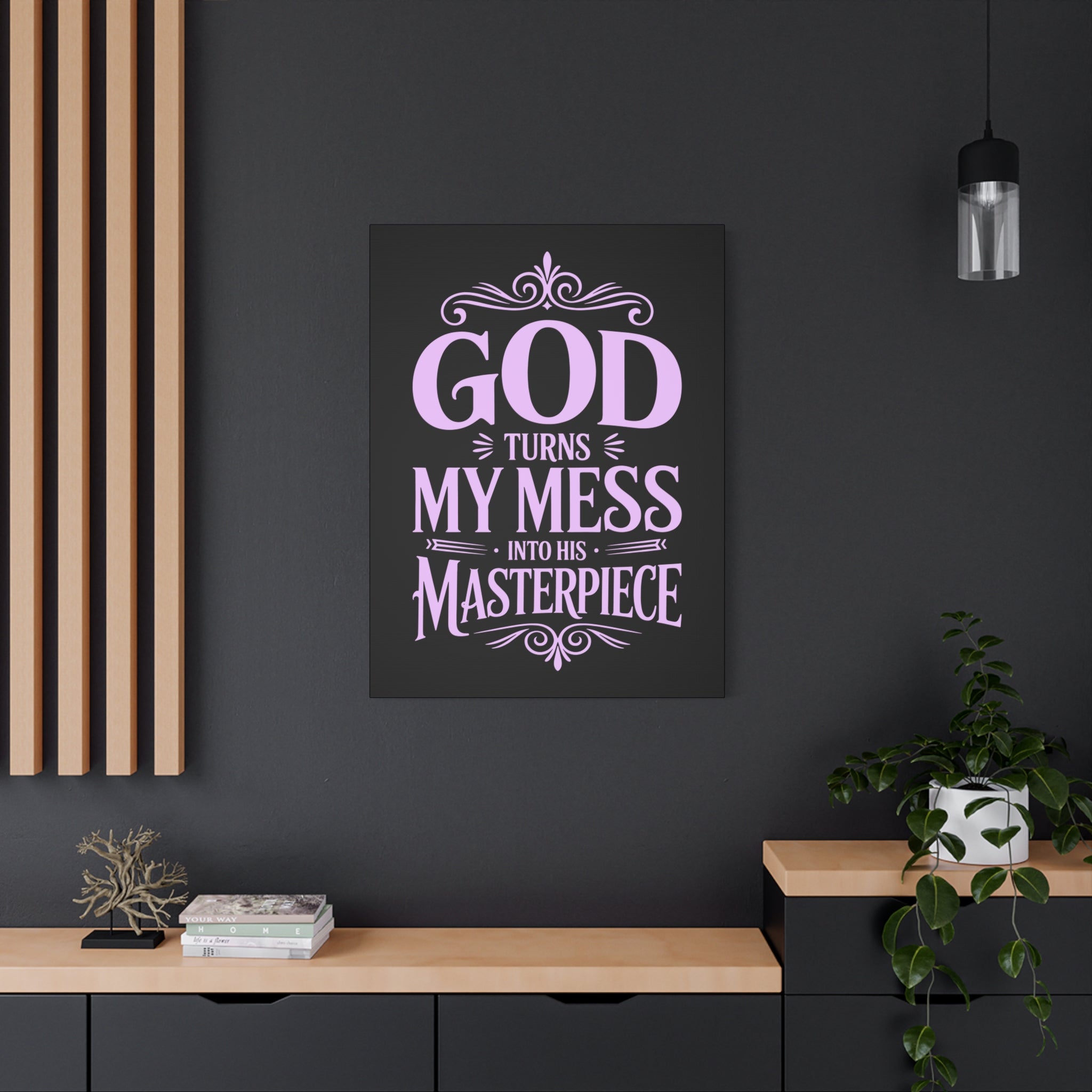 Inspirational Canvas Wall Art, Home Decor, Christian Gift, Motivational Wall Art, Faith-Based Decoration, Room Aesthetic, Gift for Her