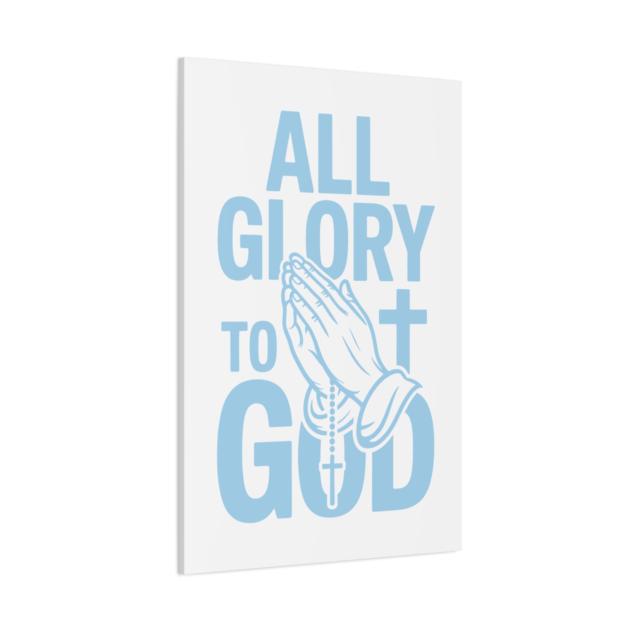 Religious Wall Art Canvas Print, Christian Home Decor, Inspirational Gift, Praying Hands Artwork, Faith Decor for Church