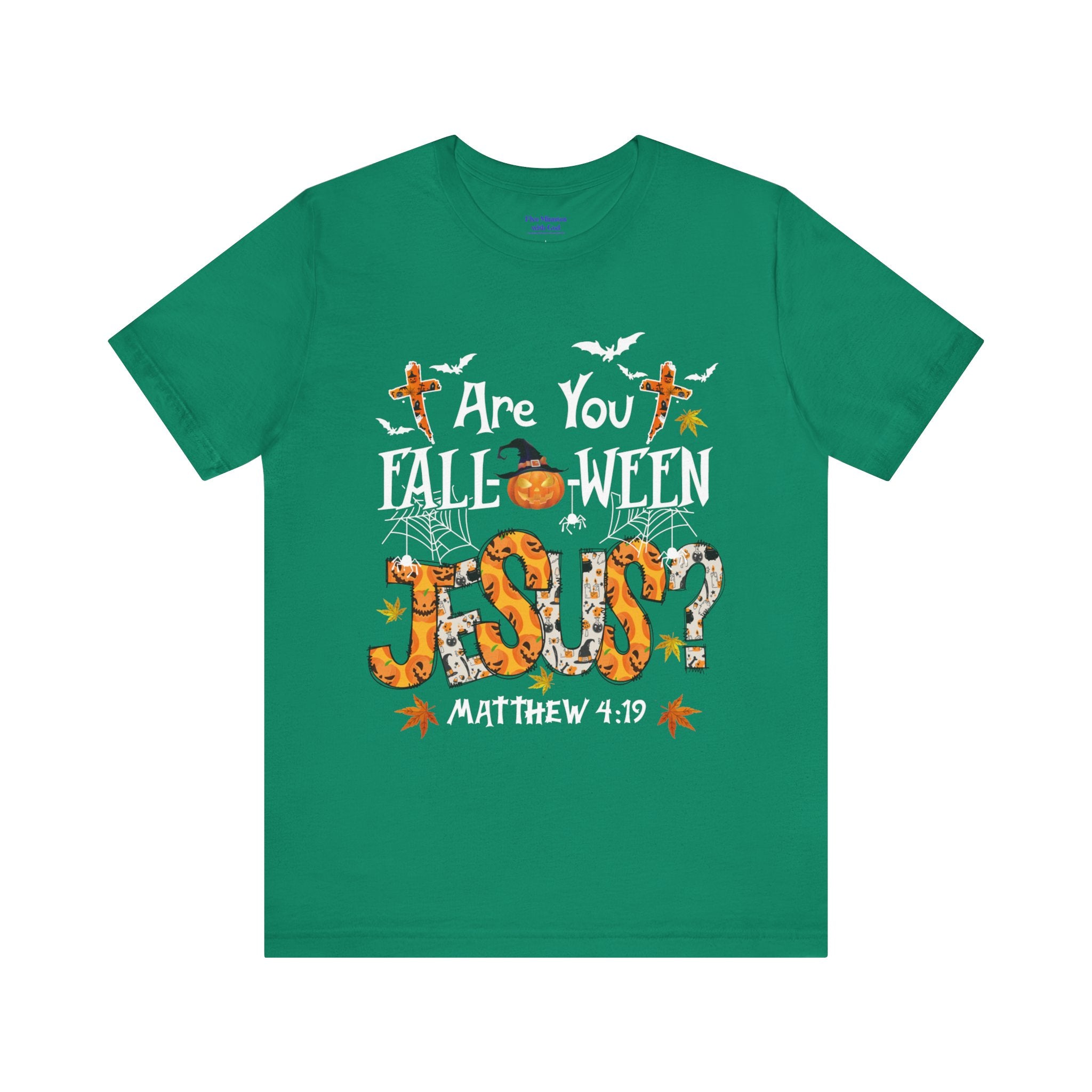 Jesus? Unisex Short Sleeve Tee | Fall Inspired T-Shirt, Autumn Apparel, Halloween Gift, Cozy Casual Wear, Everyday Style