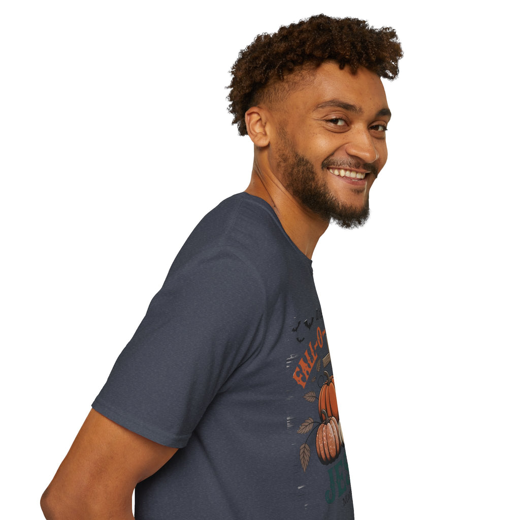 Fall-Themed T-Shirt: Are You Fall-O-Ween Jesus? Halloween Tee, Unisex Shirt, Autumn Apparel, Faith-Based Gift, Seasonal Wear