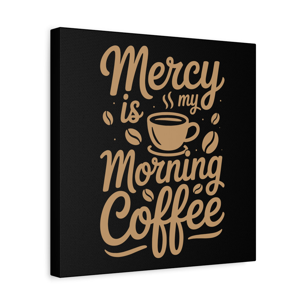 Coffee-Themed Canvas Art Print, Wall Decor for Coffee Lovers, Inspirational Home Decoration, Gift for Friends and Family