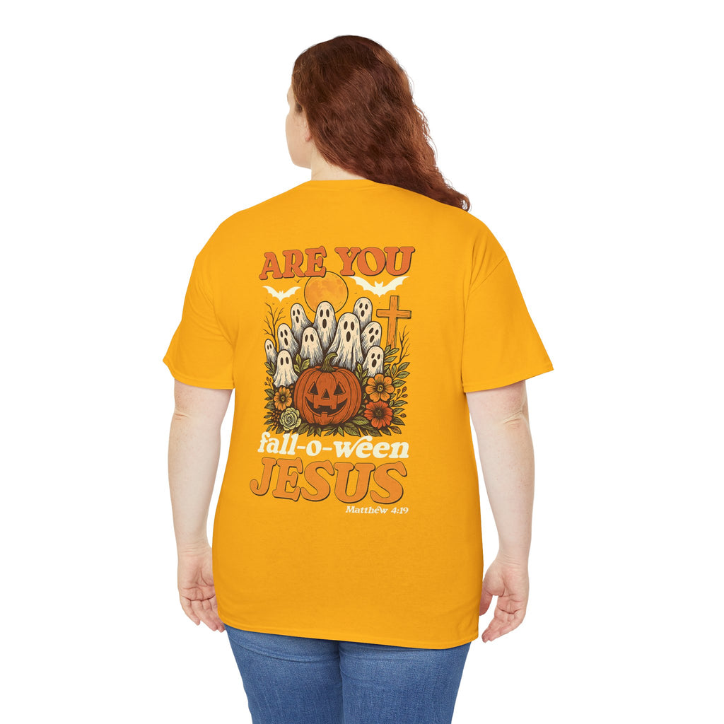 Halloween Faith Tee - Jesus is My Boo, Unisex T-Shirt for Halloween, Christian Halloween Shirt, Gift for Christian Friends, Spooky [...]