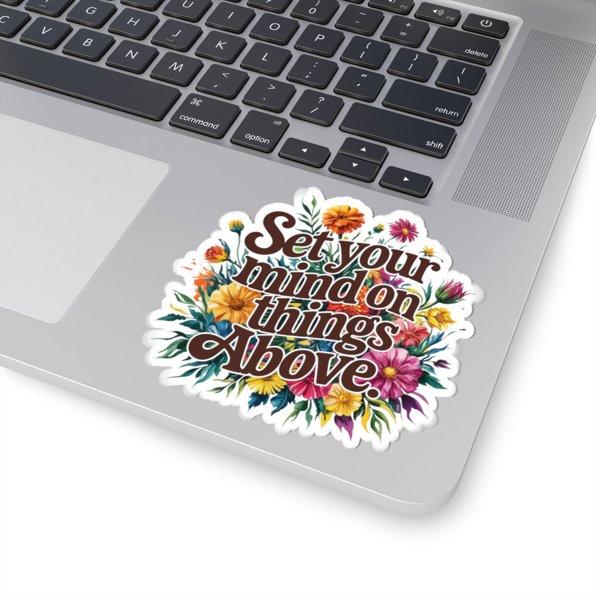 Inspirational Floral Kiss-Cut Stickers - Motivational Stickers for Laptops, Journals, Water Bottles, Gift Ideas, Affirmation Decor