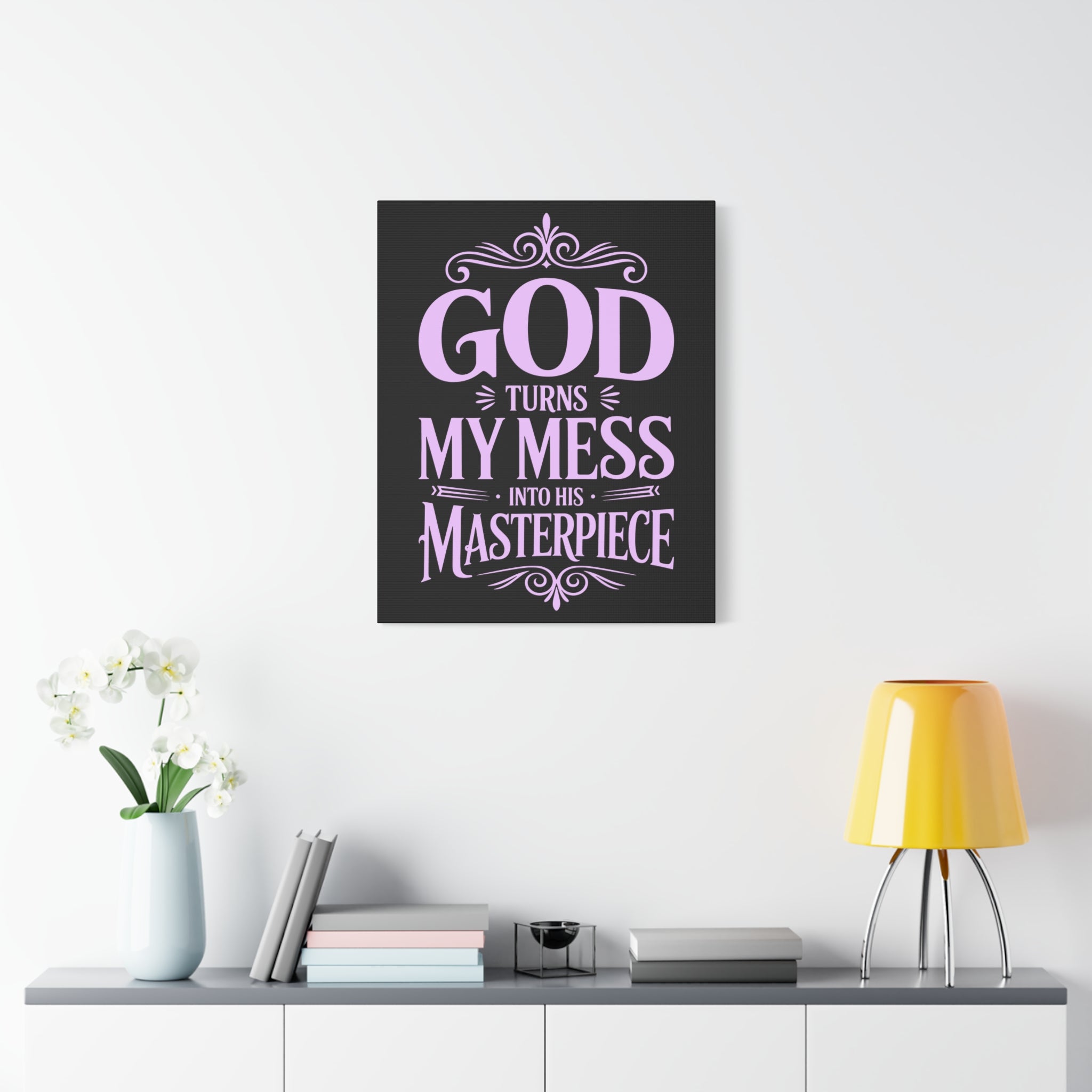 Inspirational Canvas Wall Art, Home Decor, Christian Gift, Motivational Wall Art, Faith-Based Decoration, Room Aesthetic, Gift for Her