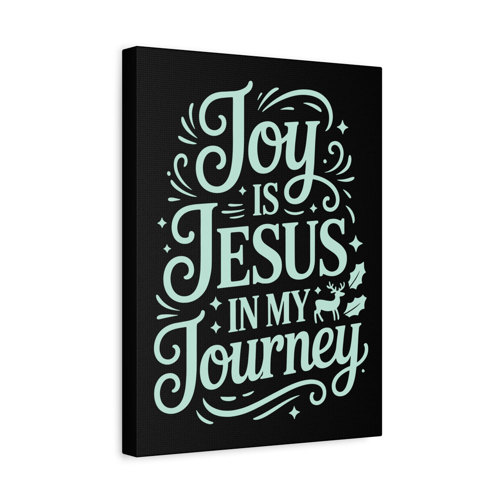 Joy in My Journey Canvas Wall Art, Religious Decor, Christmas Gift, Inspirational Wall Art, Joyful Home Decoration, Faith-Based Art