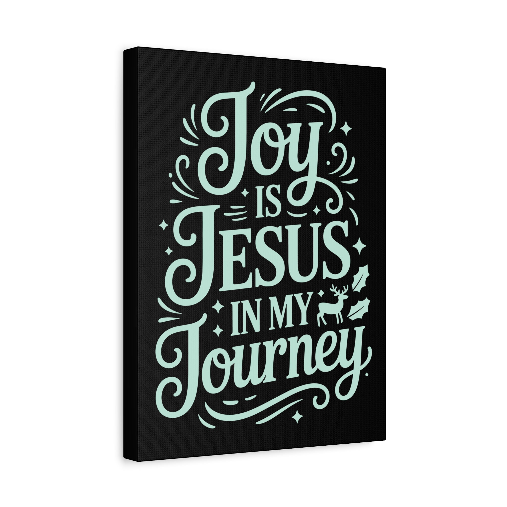 Joy in My Journey Canvas Wall Art, Religious Decor, Christmas Gift, Inspirational Wall Art, Joyful Home Decoration, Faith-Based Art