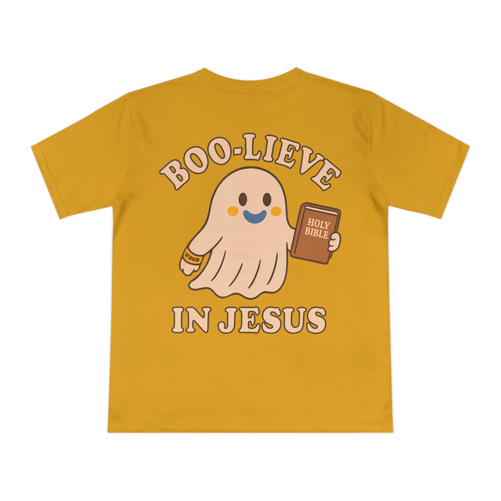 Halloween Christian T-Shirt with Fun Ghost Designs, Jesus is My Boo, Spooky Season Apparel, Faithful Holiday Shirt, Unique Gift for [...]