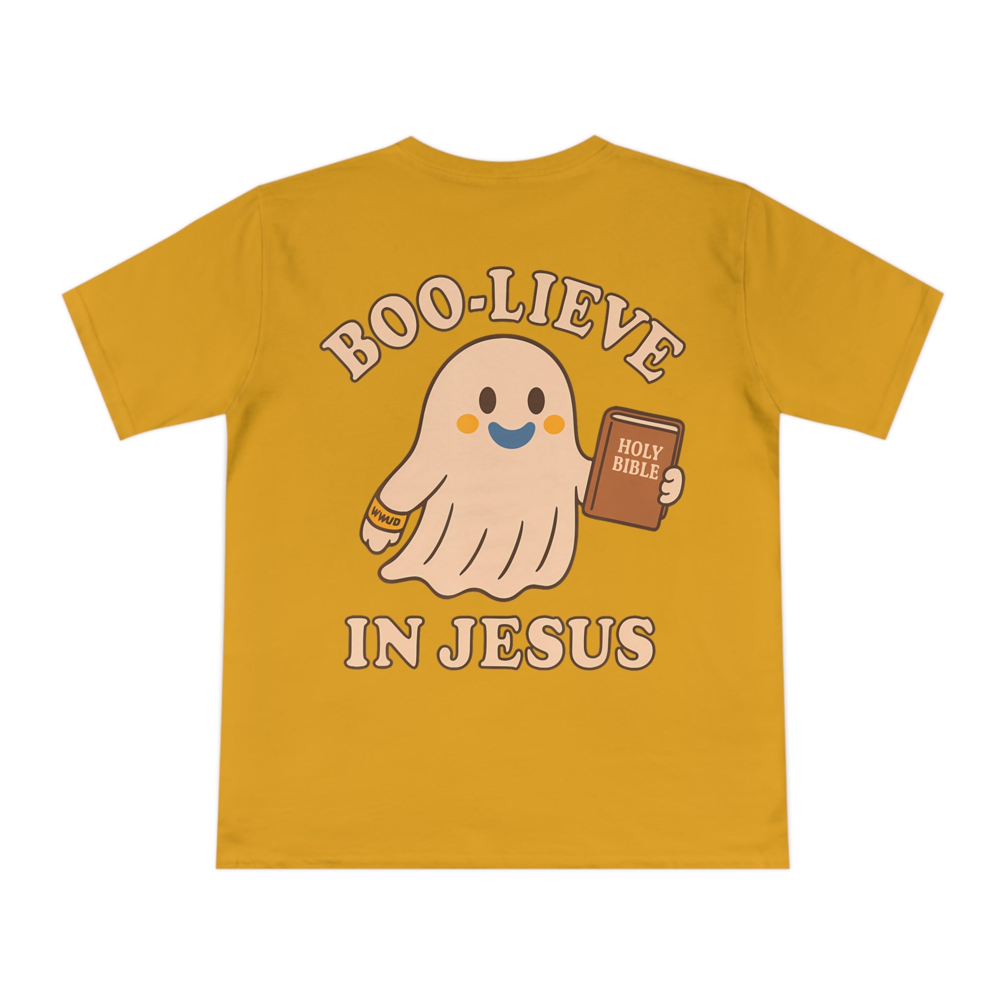 Halloween Christian T-Shirt with Fun Ghost Designs, Jesus is My Boo, Spooky Season Apparel, Faithful Holiday Shirt, Unique Gift for [...]