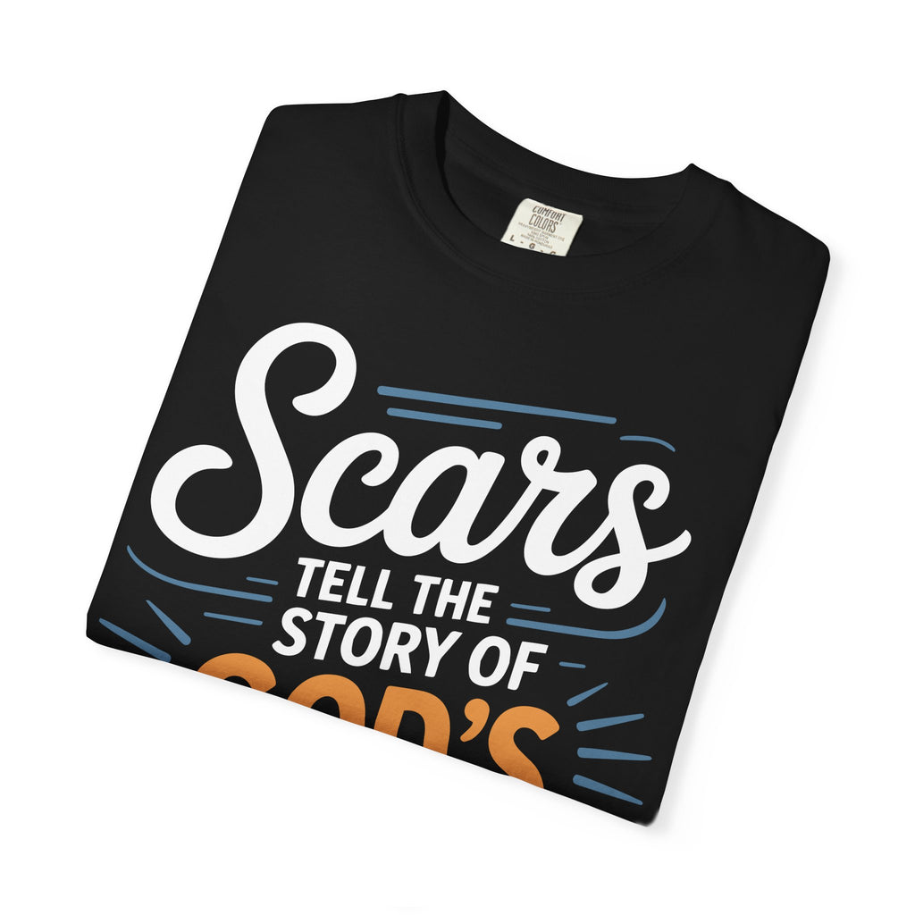 Healing Message Unisex T-Shirt - Scars Tell the Story of God's Healing