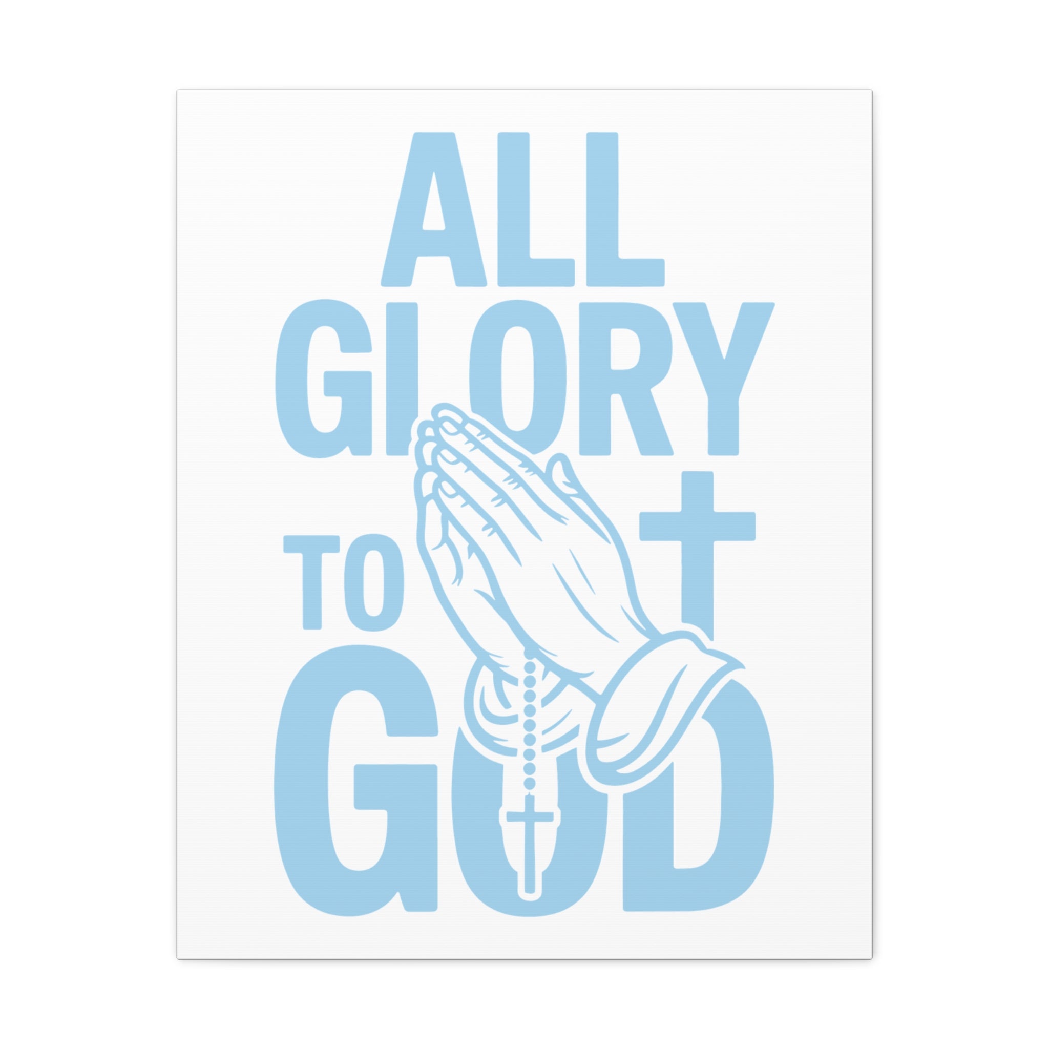 Religious Wall Art Canvas Print, Christian Home Decor, Inspirational Gift, Praying Hands Artwork, Faith Decor for Church
