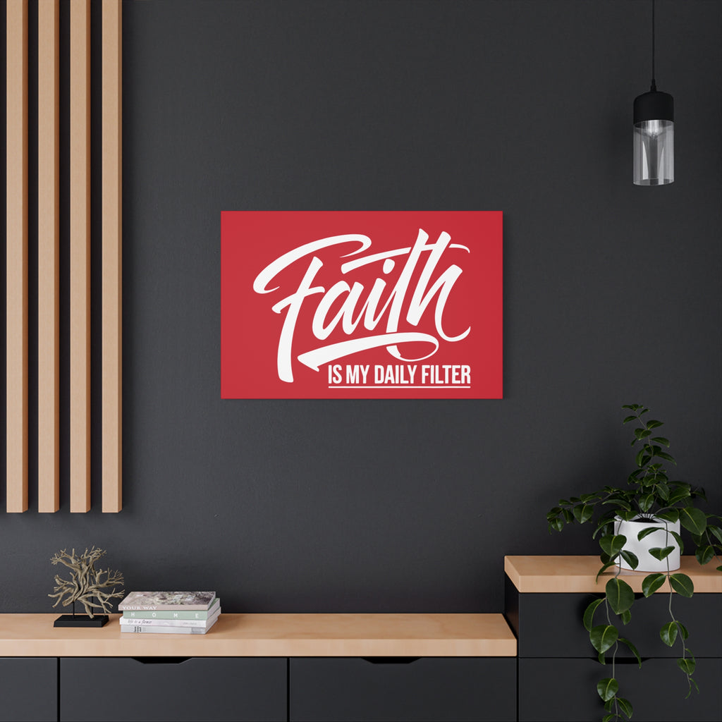 Copy of Inspirational Canvas Wall Art, Faith Quote Decor, Motivational Home Decor, Gray Wall Hanging, Gift for Faith Lovers