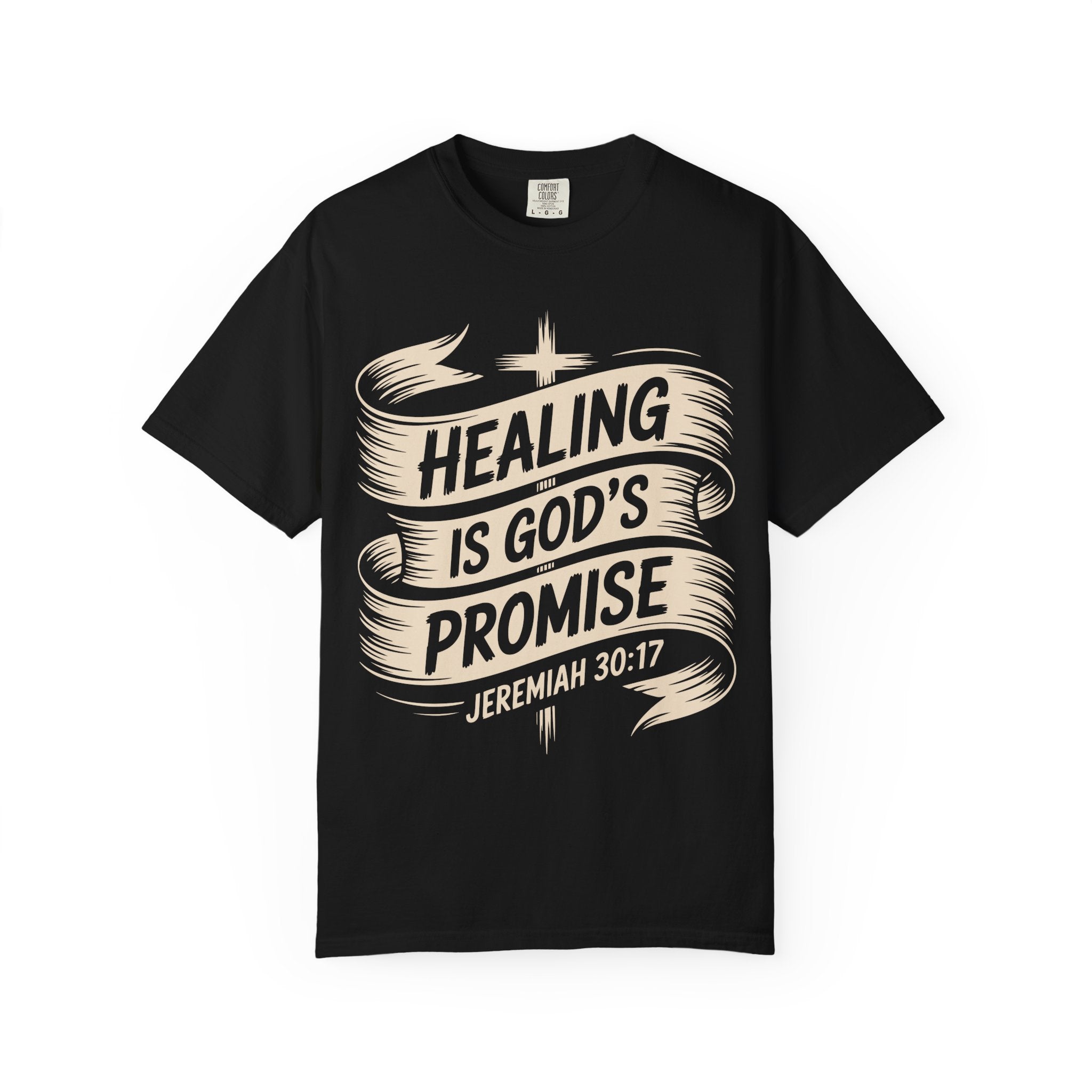 Healing is God's Promise T-Shirt, Faith-Based Apparel